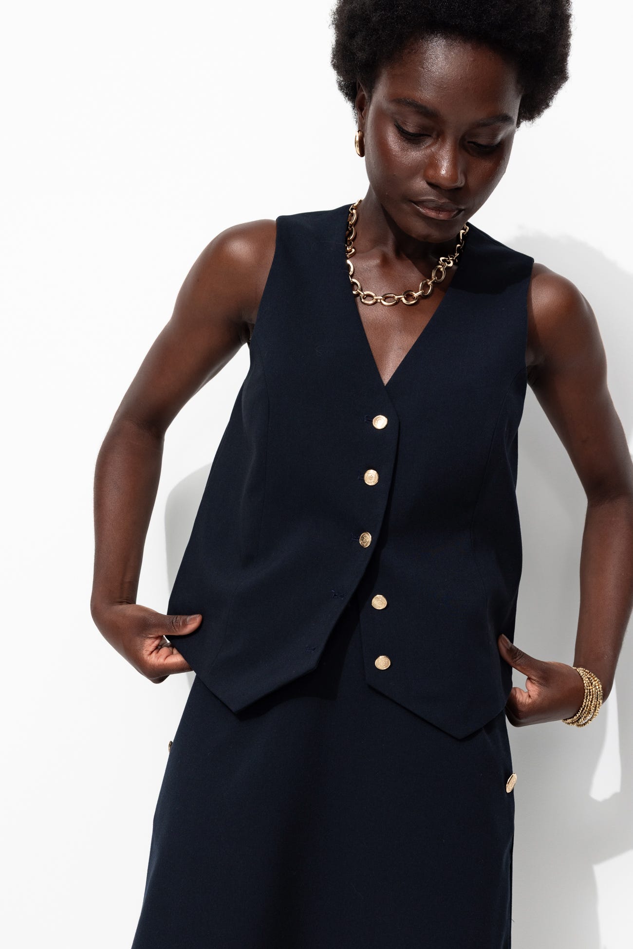 Gilet abbottonato