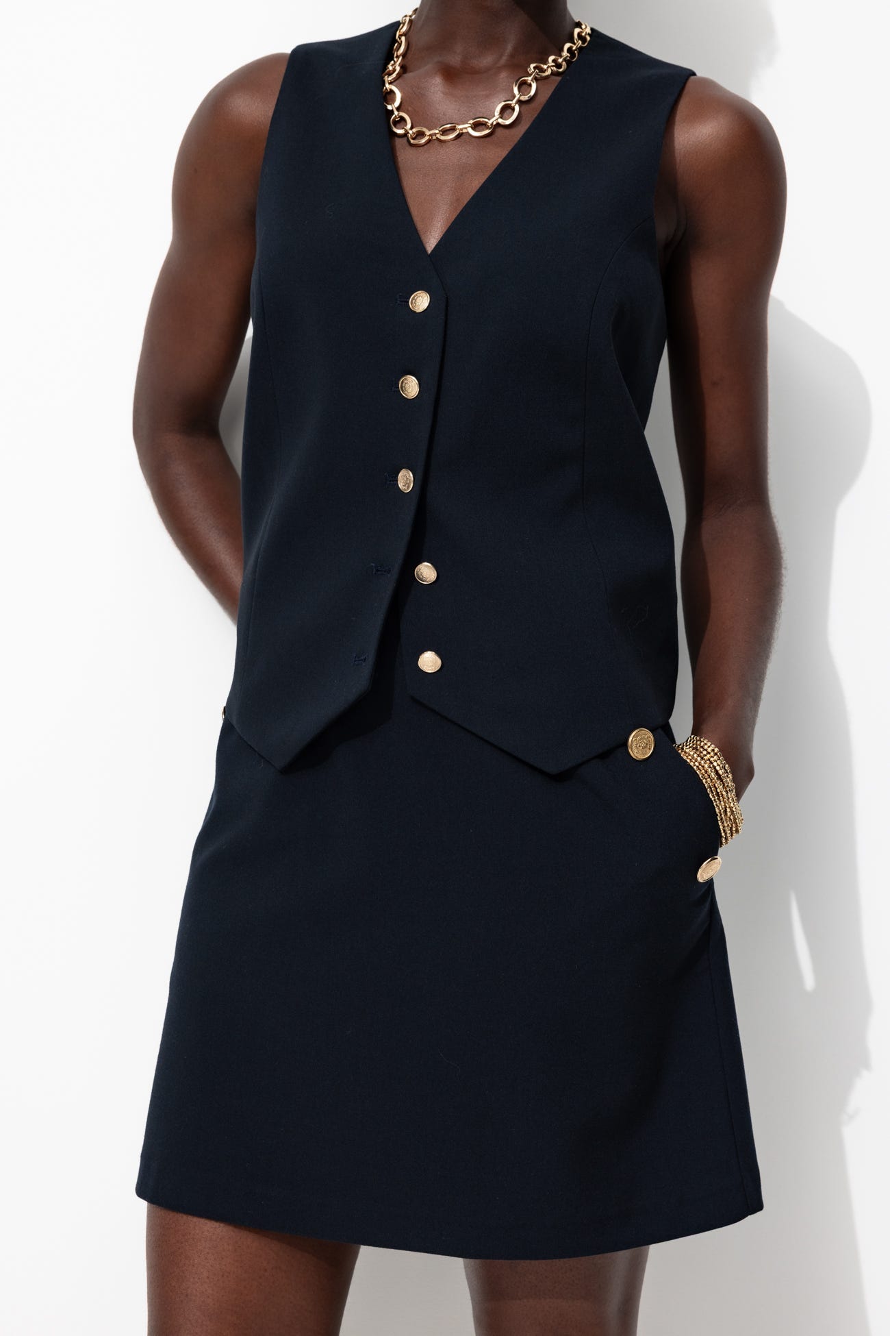 Gilet abbottonato
