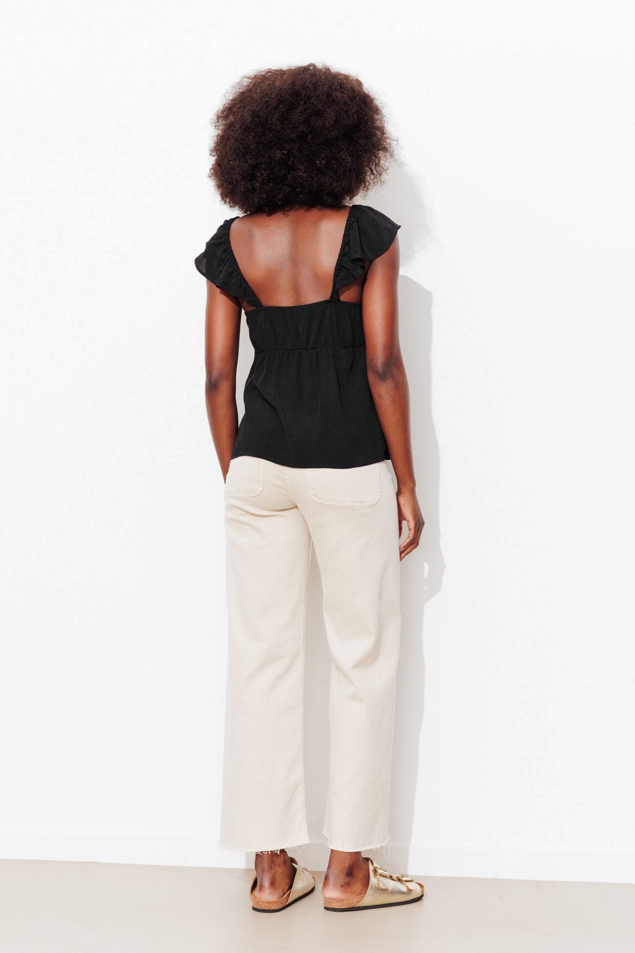 Top à bretelles uni Femme