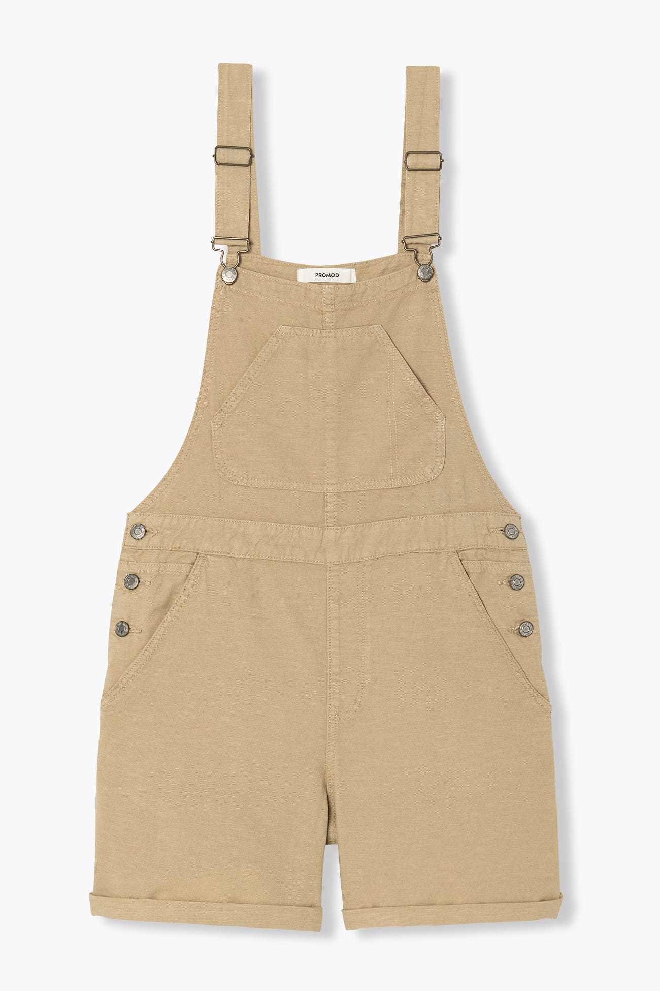 Salopette-short unie Femme