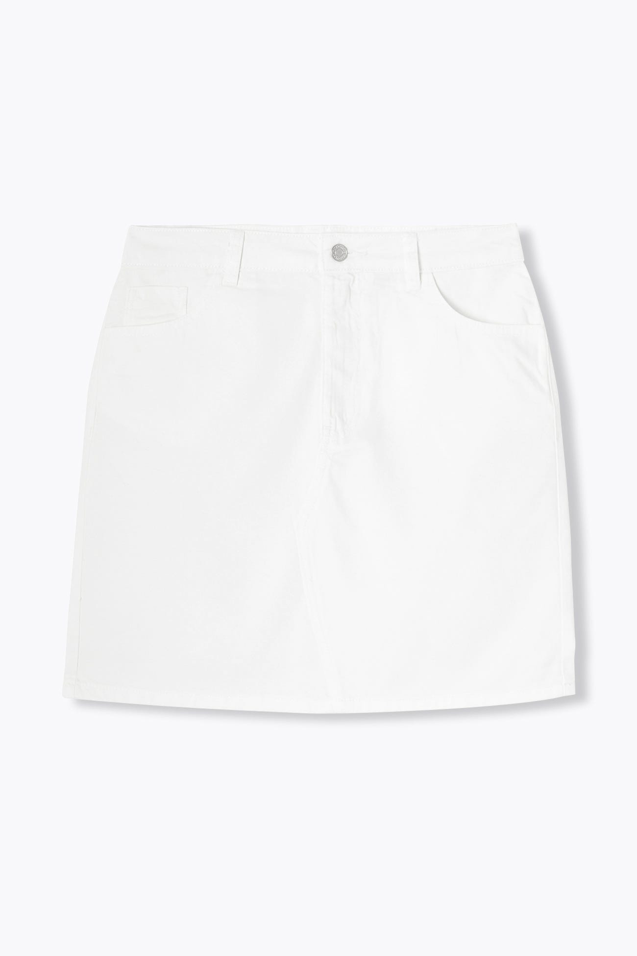 Jupe courte en toile Femme