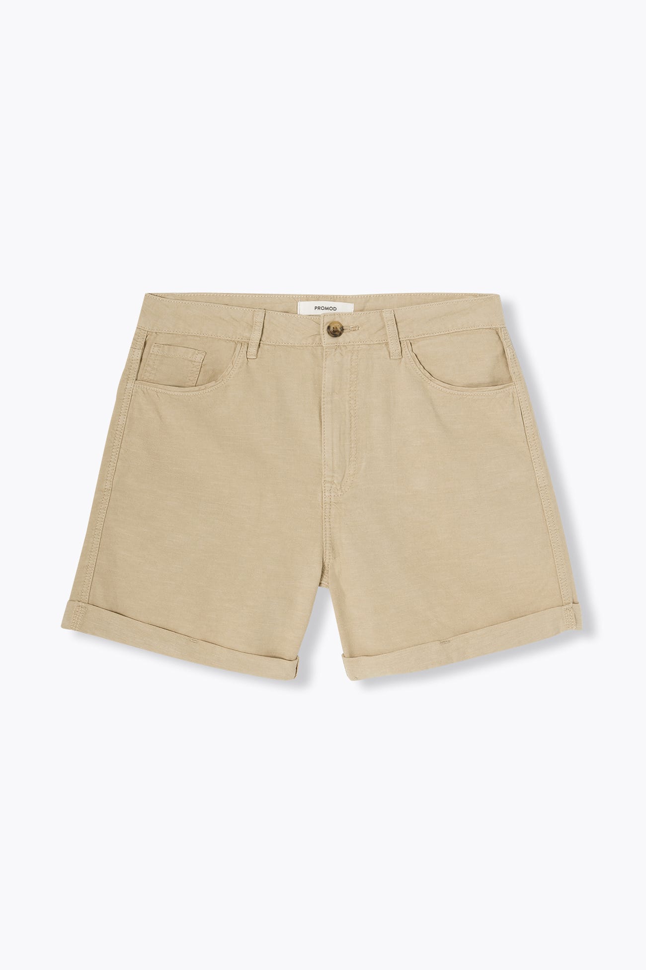Plain canvas shorts