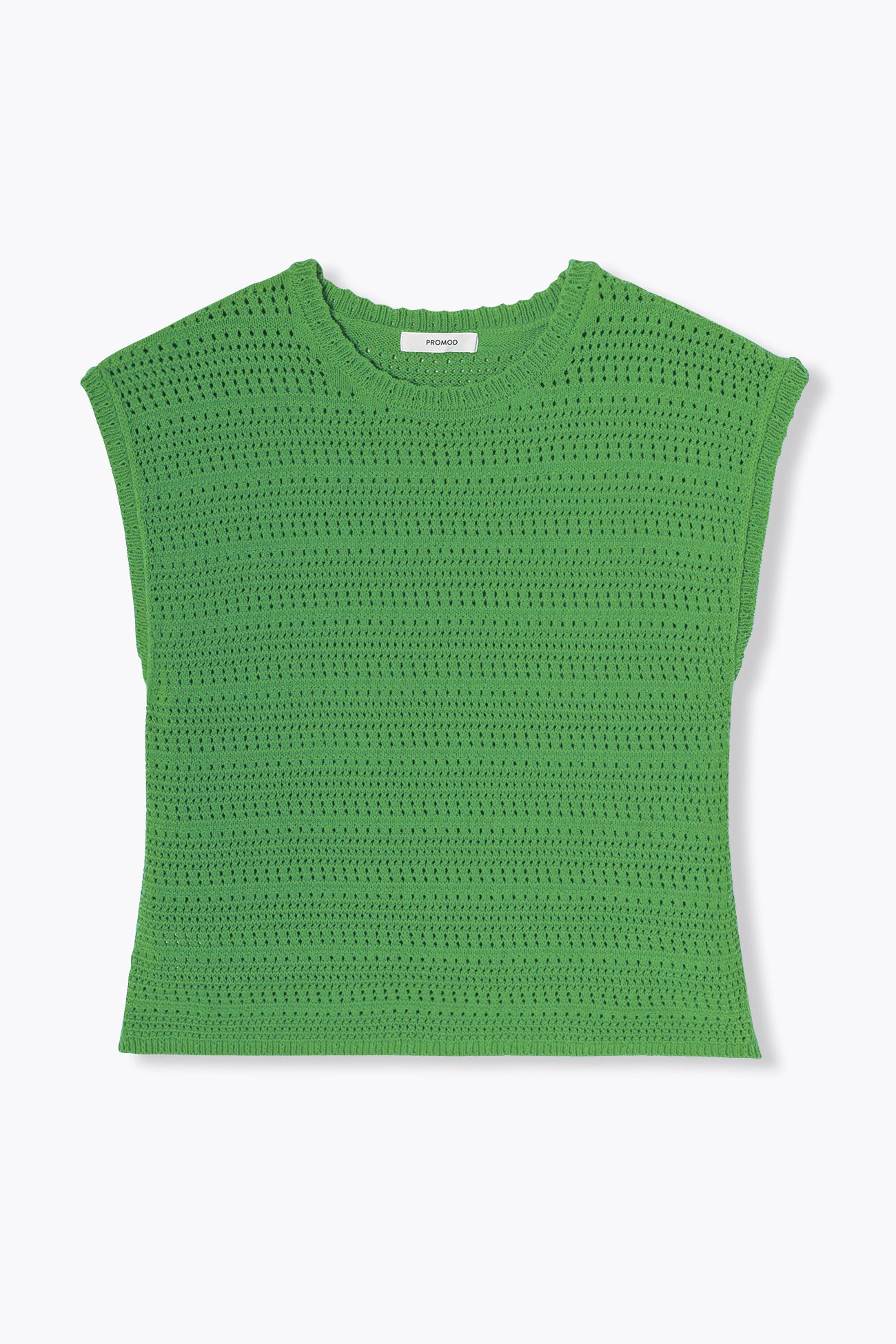 Pull sans manches en crochet