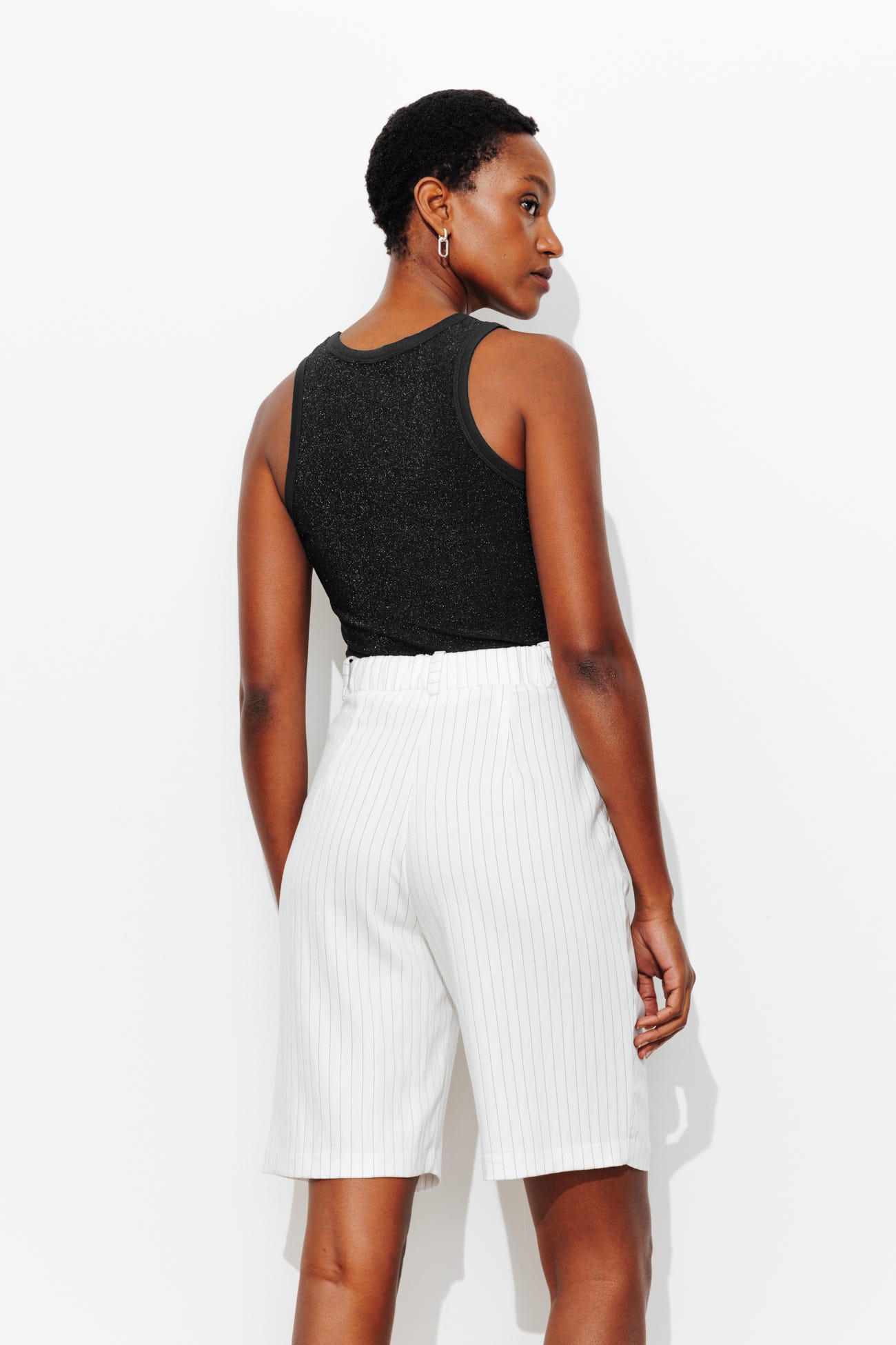 Glitzy sleeveless top