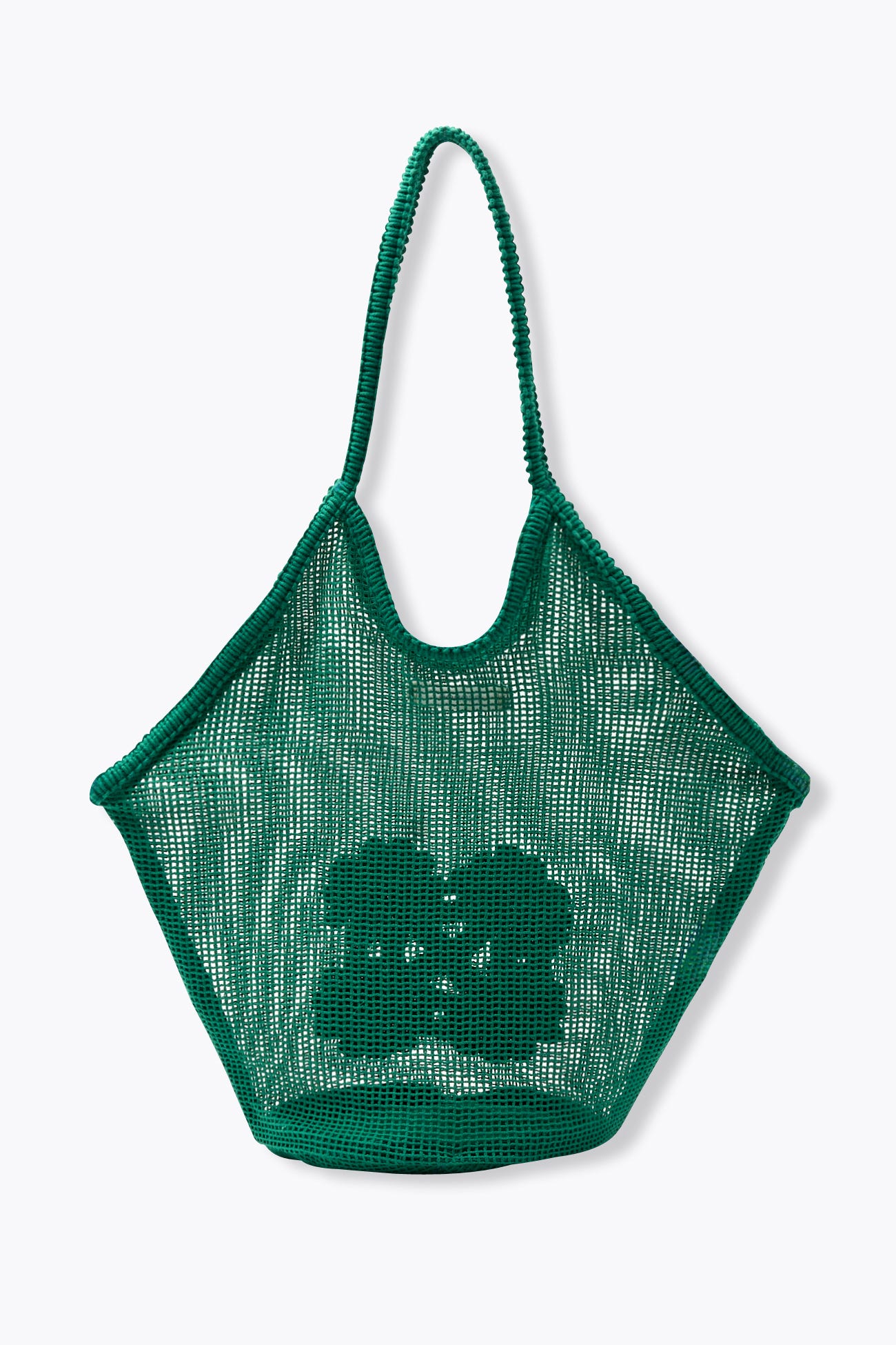 Sac filet fleurs brodées