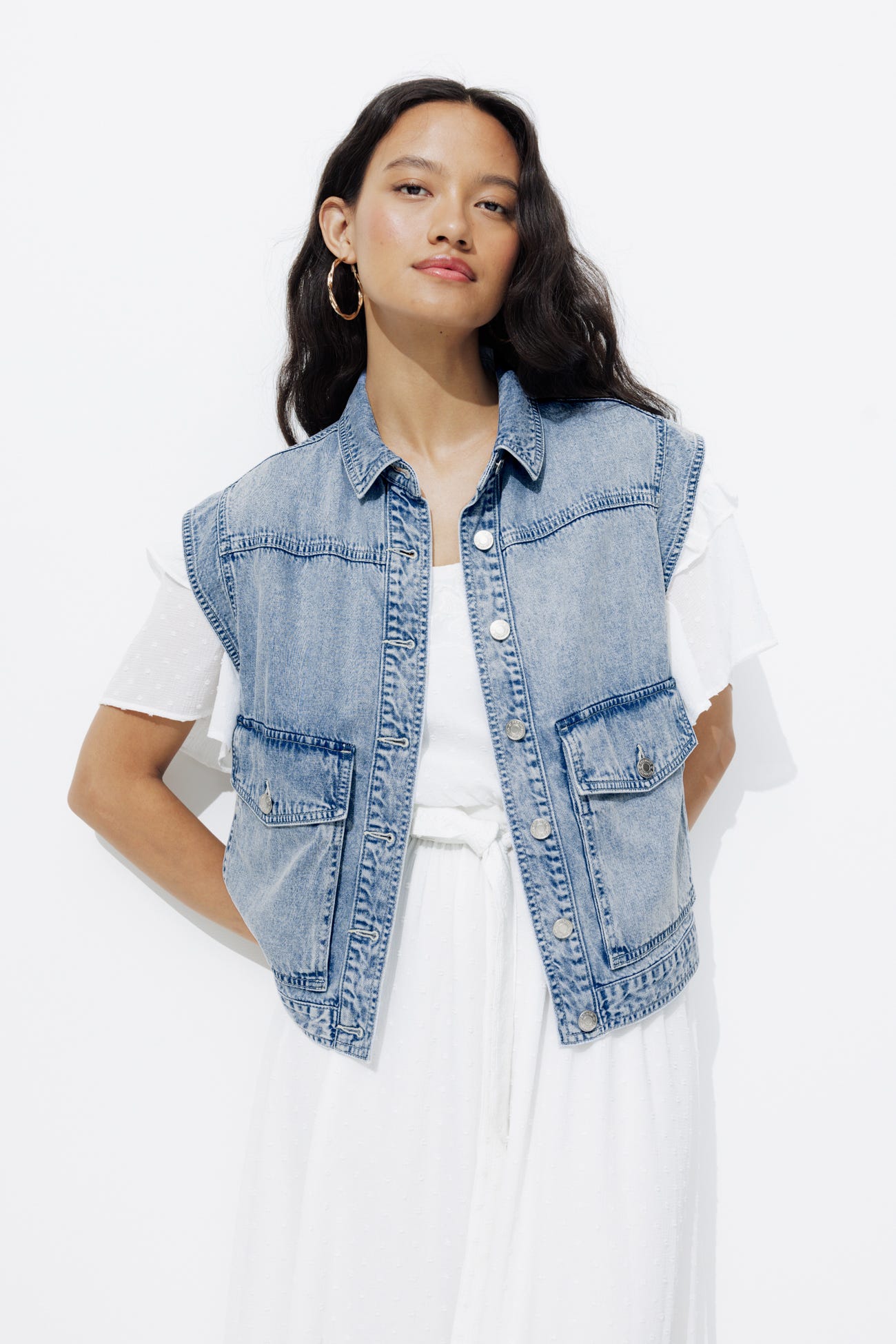 Gilet in denim