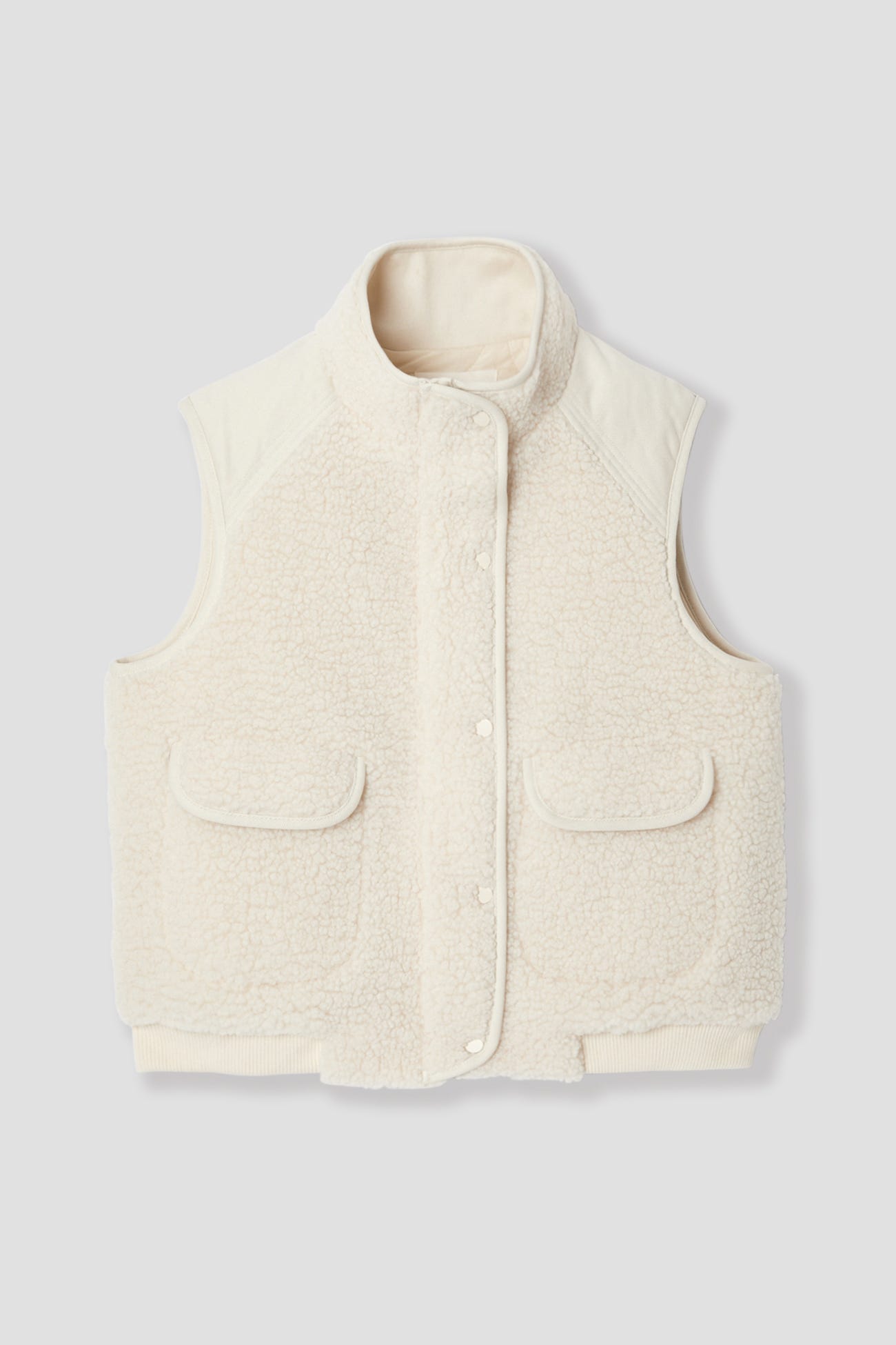 Veste moumoute sans manches