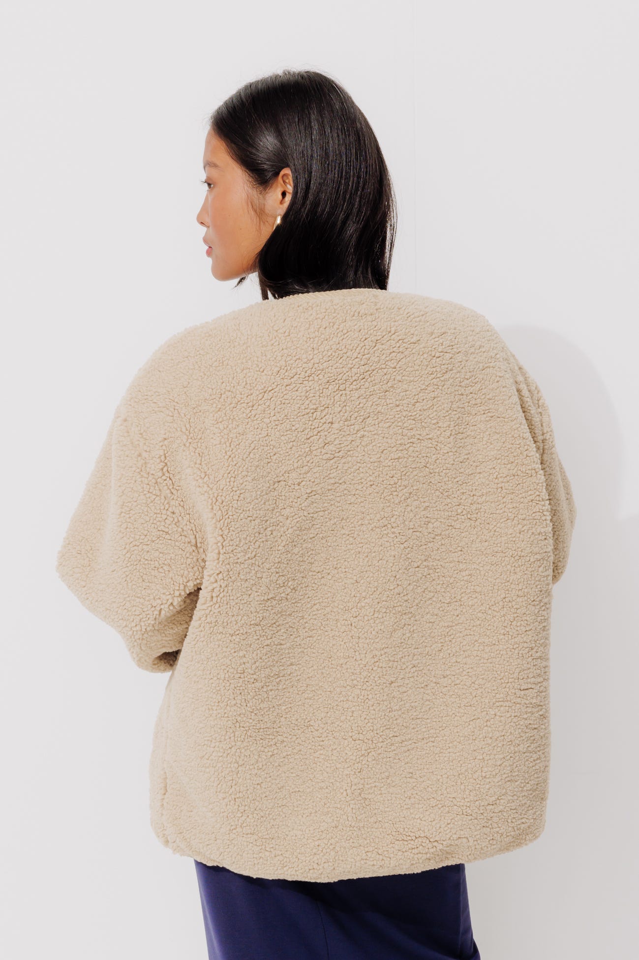 ADELE reversible fleece jacket