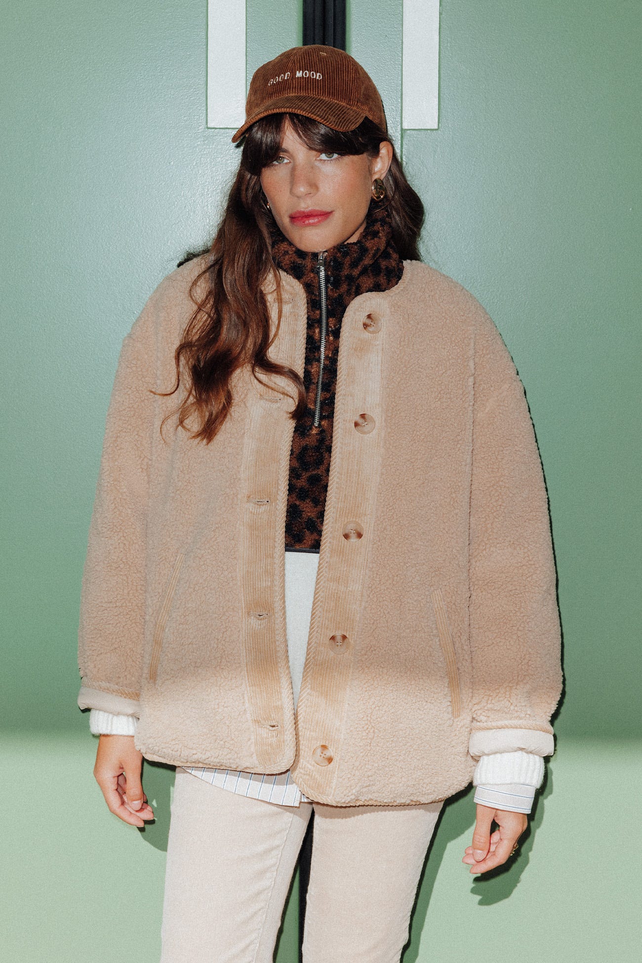 ADELE reversible fleece jacket