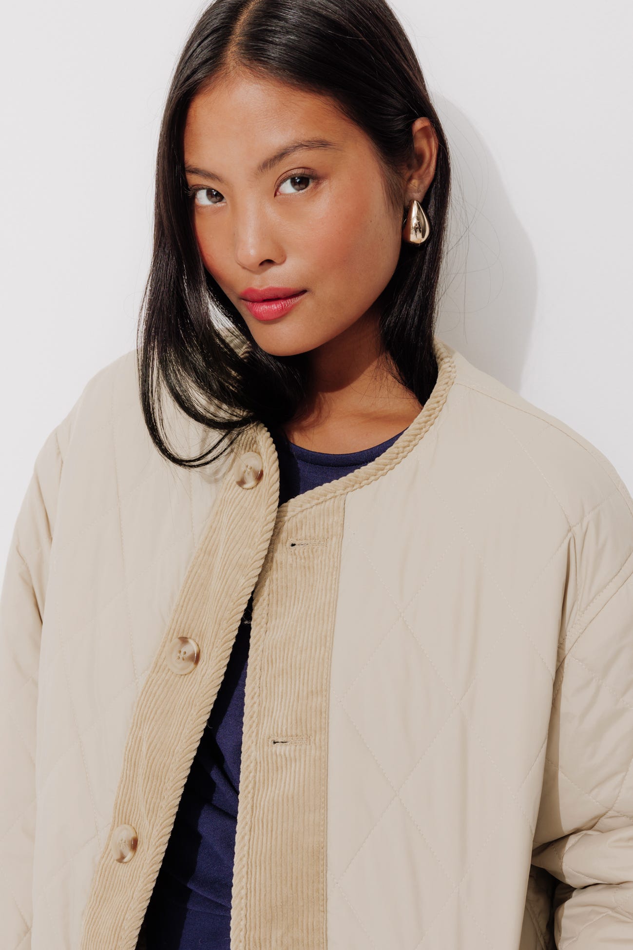 ADELE reversible fleece jacket