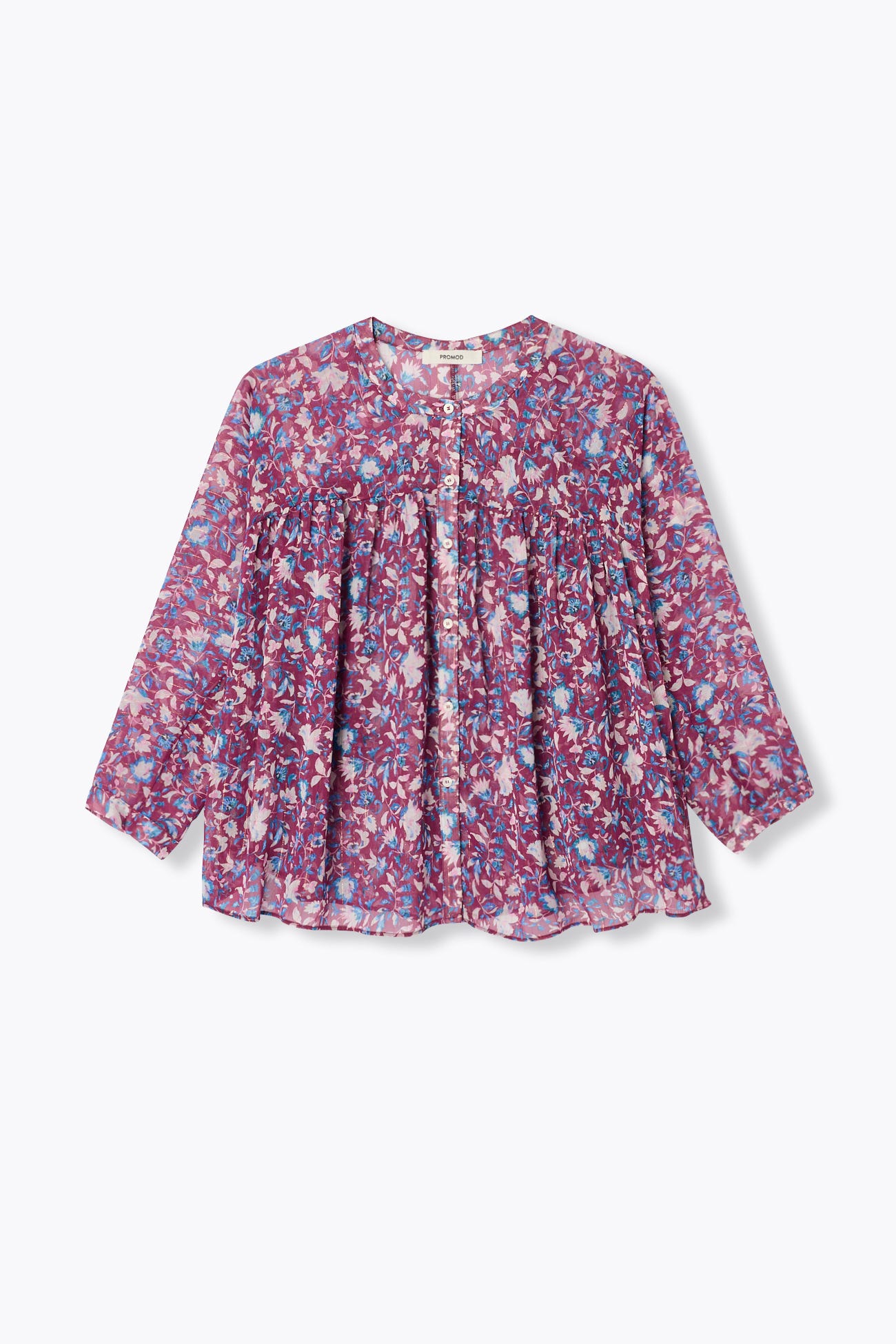 Camicia oversize in voile