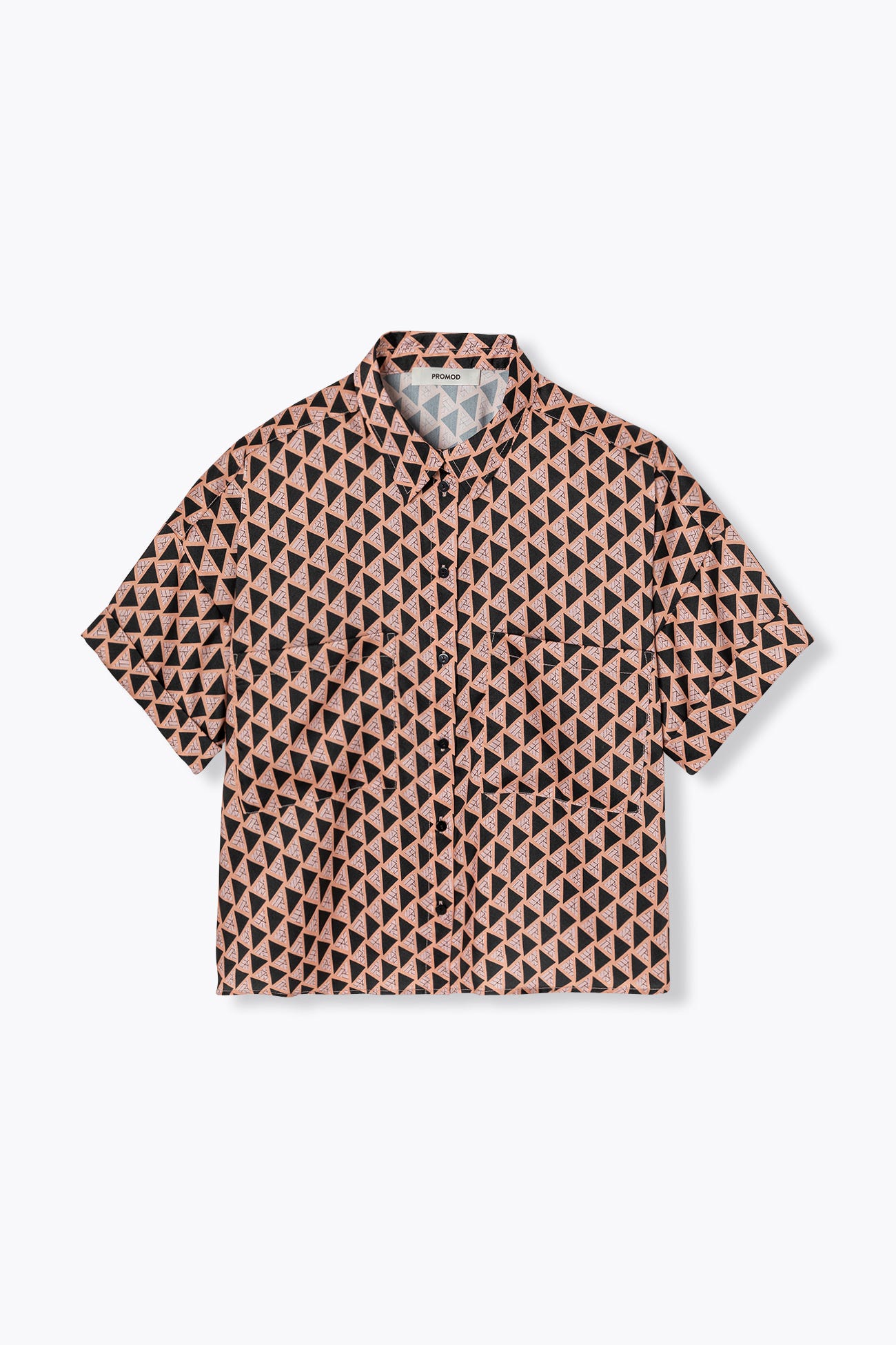Chemise en satin imprimé Femme