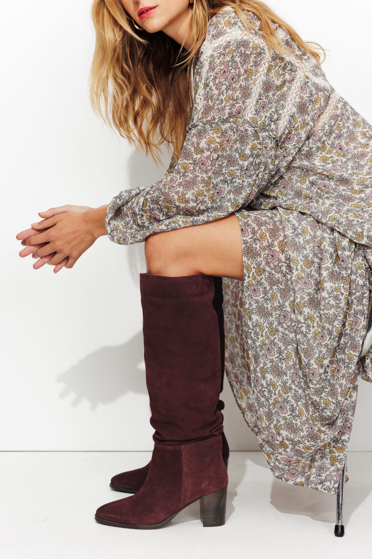 Bottes en cuir Femme