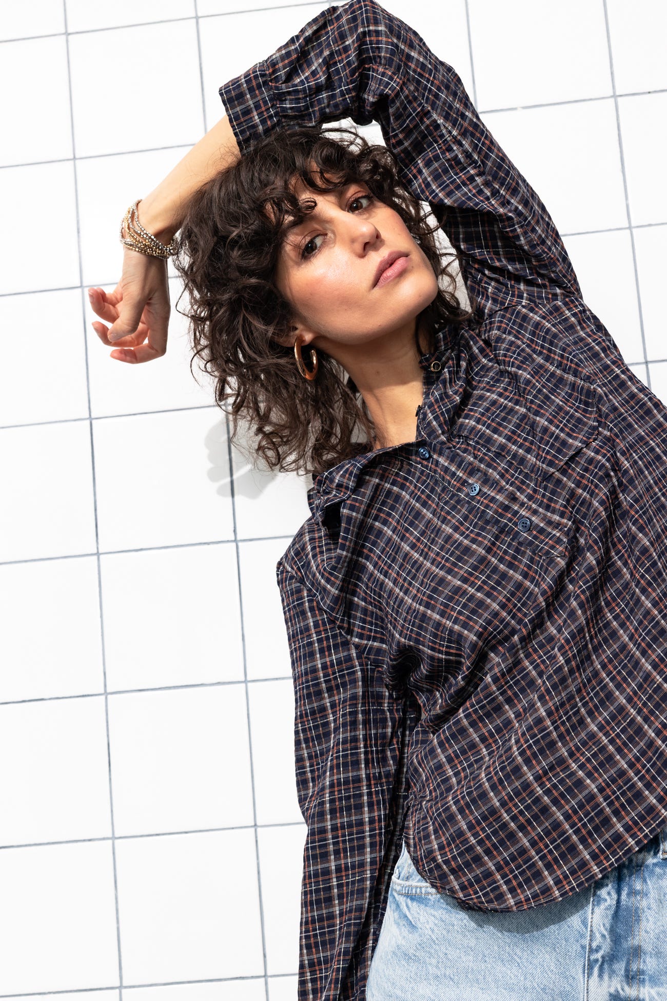 CARTAMOD. ABITO/BLUSA CELESTE