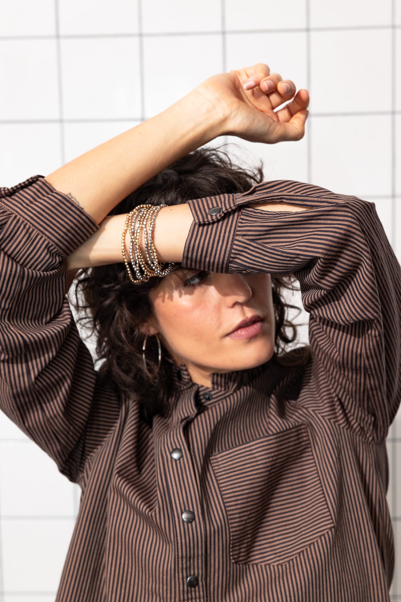 CARTAMOD. ABITO/BLUSA CELESTE