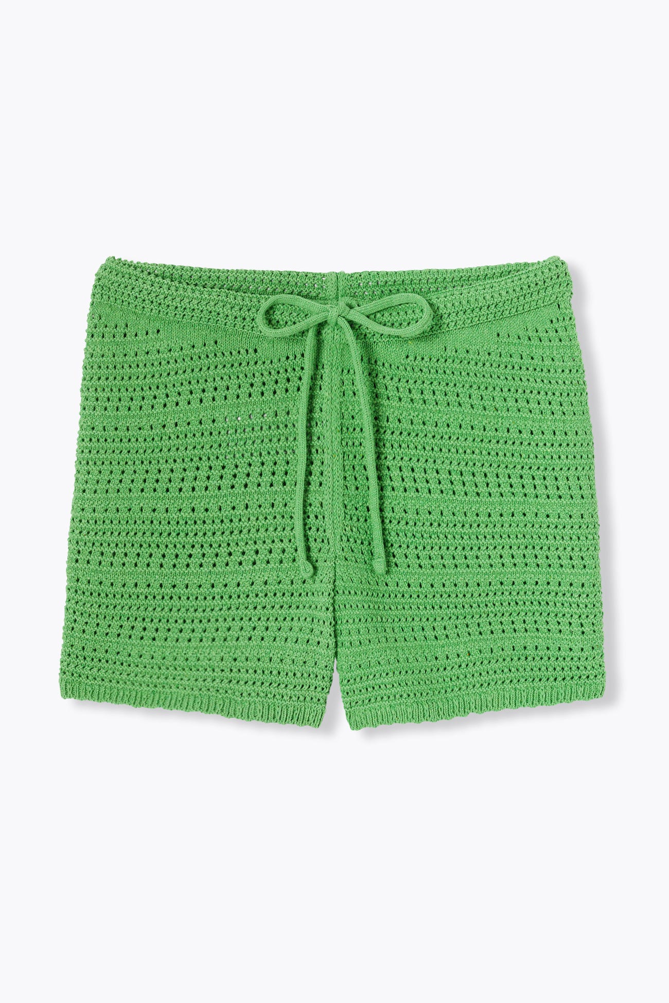 Shorts all'uncinetto