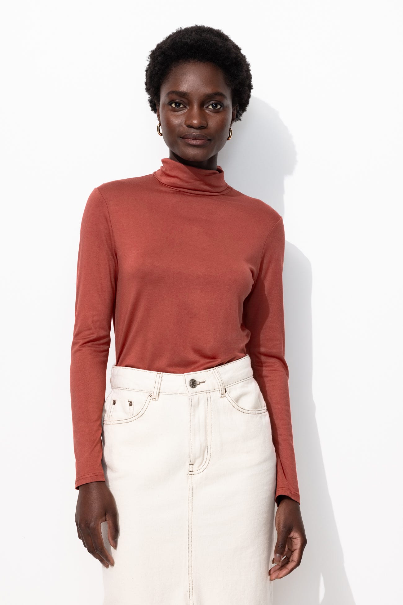 Rollneck top