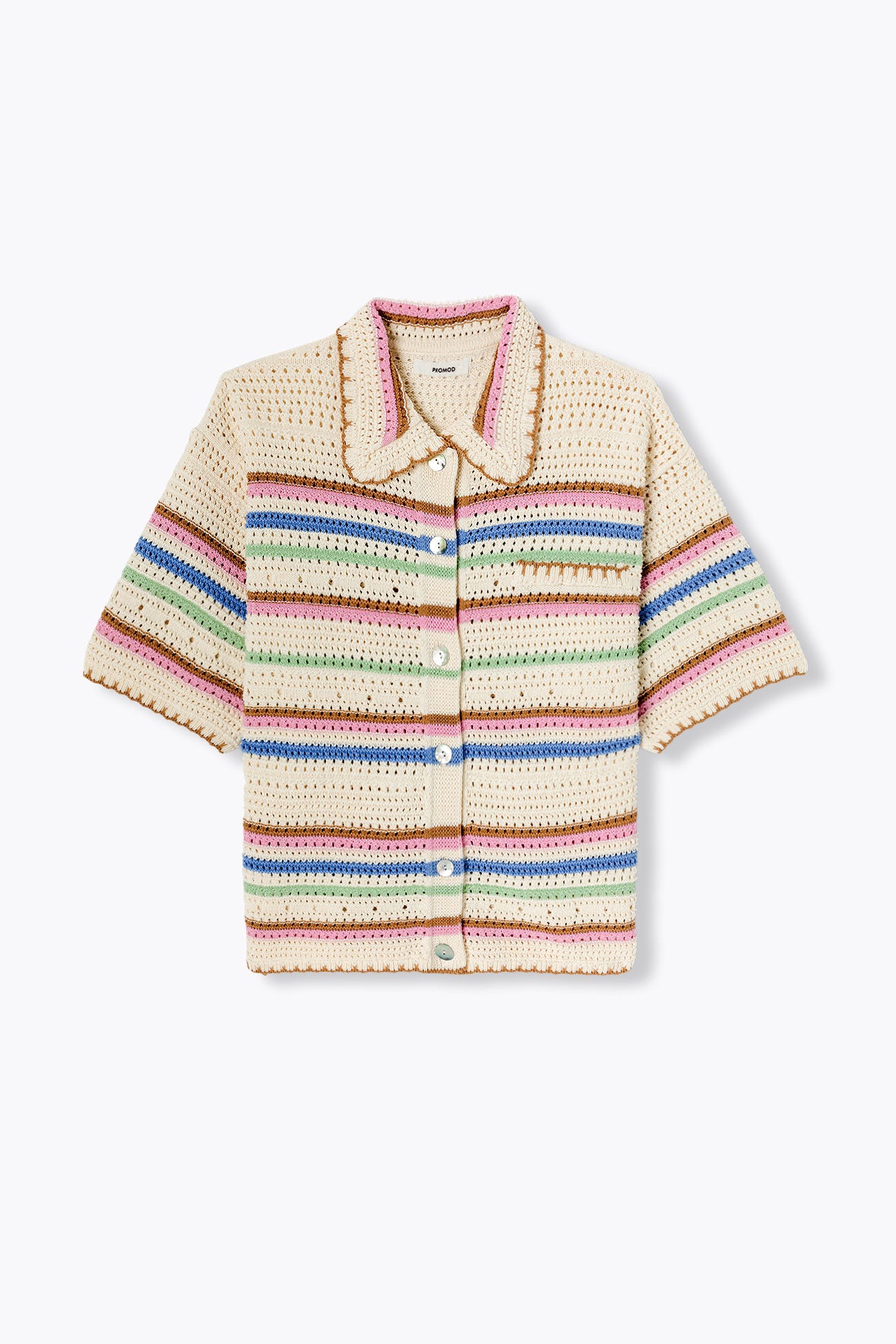 Cardigan all'uncinetto