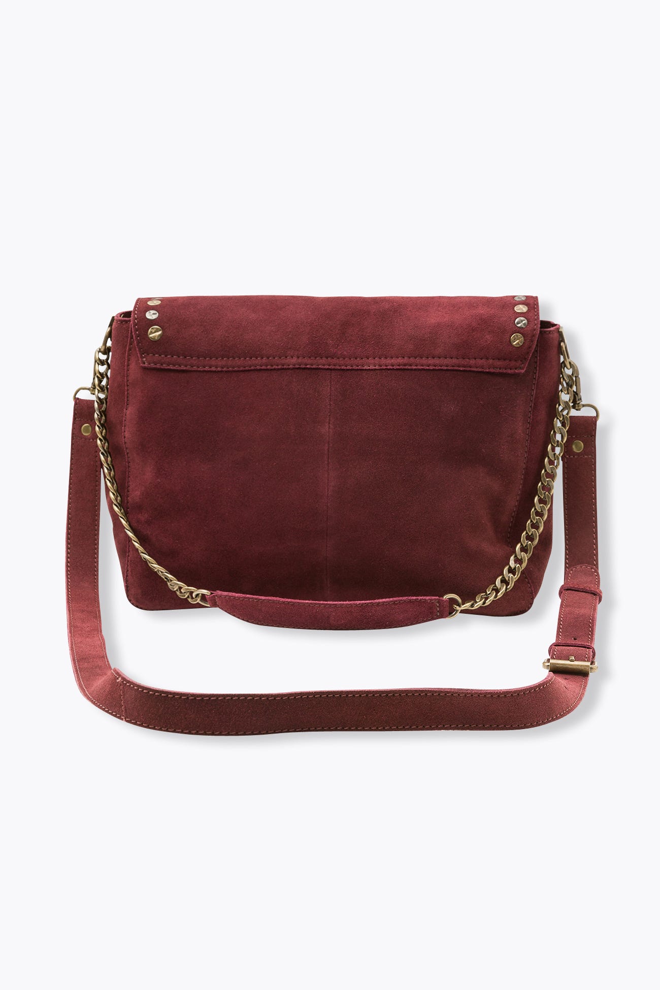 Sac en cuir et clous Femme