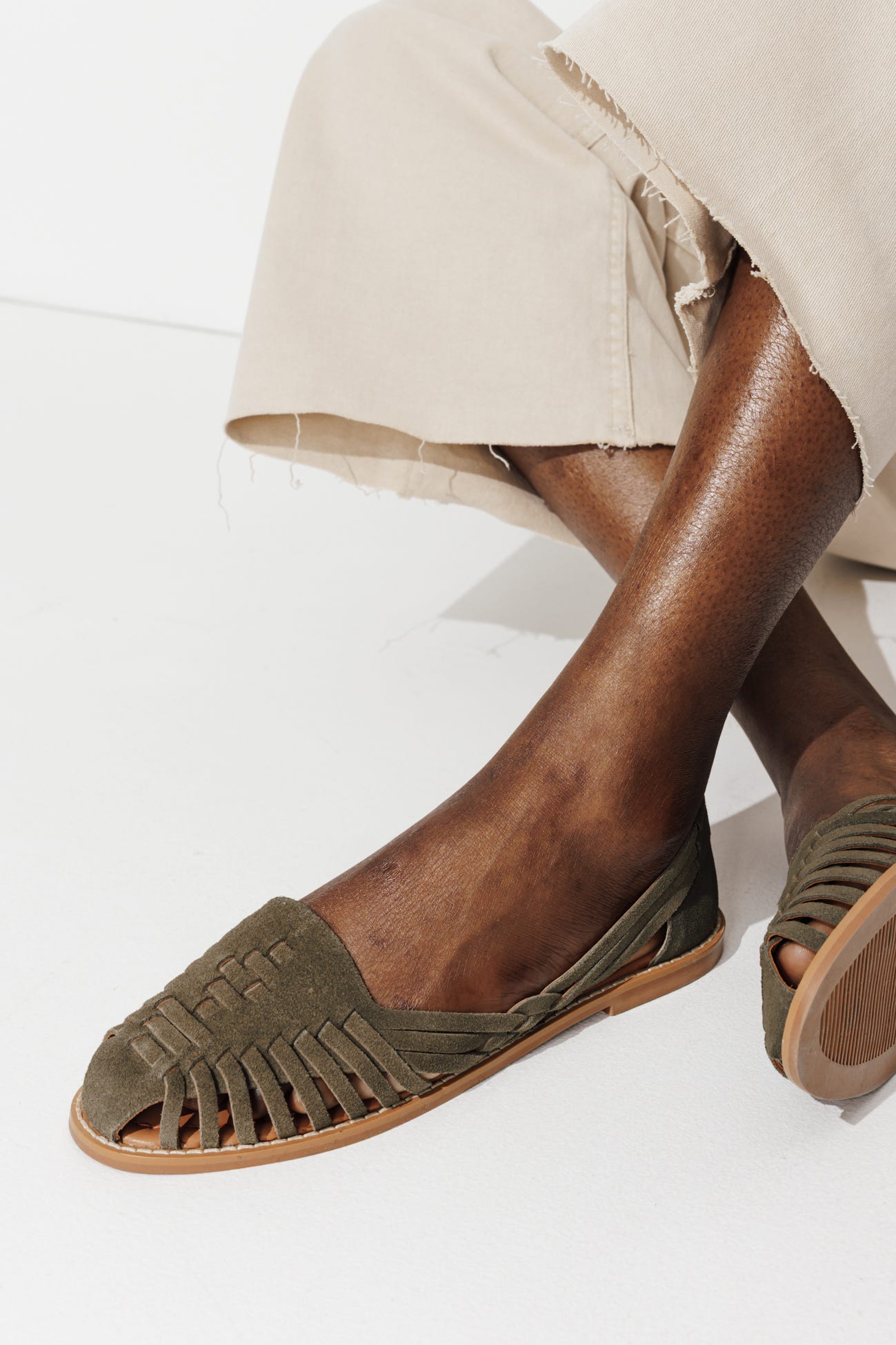 Mocassins en cuir Femme