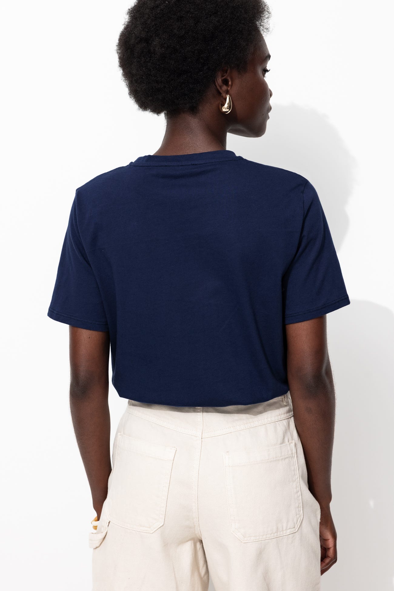 T-shirt in cotone tinta unita