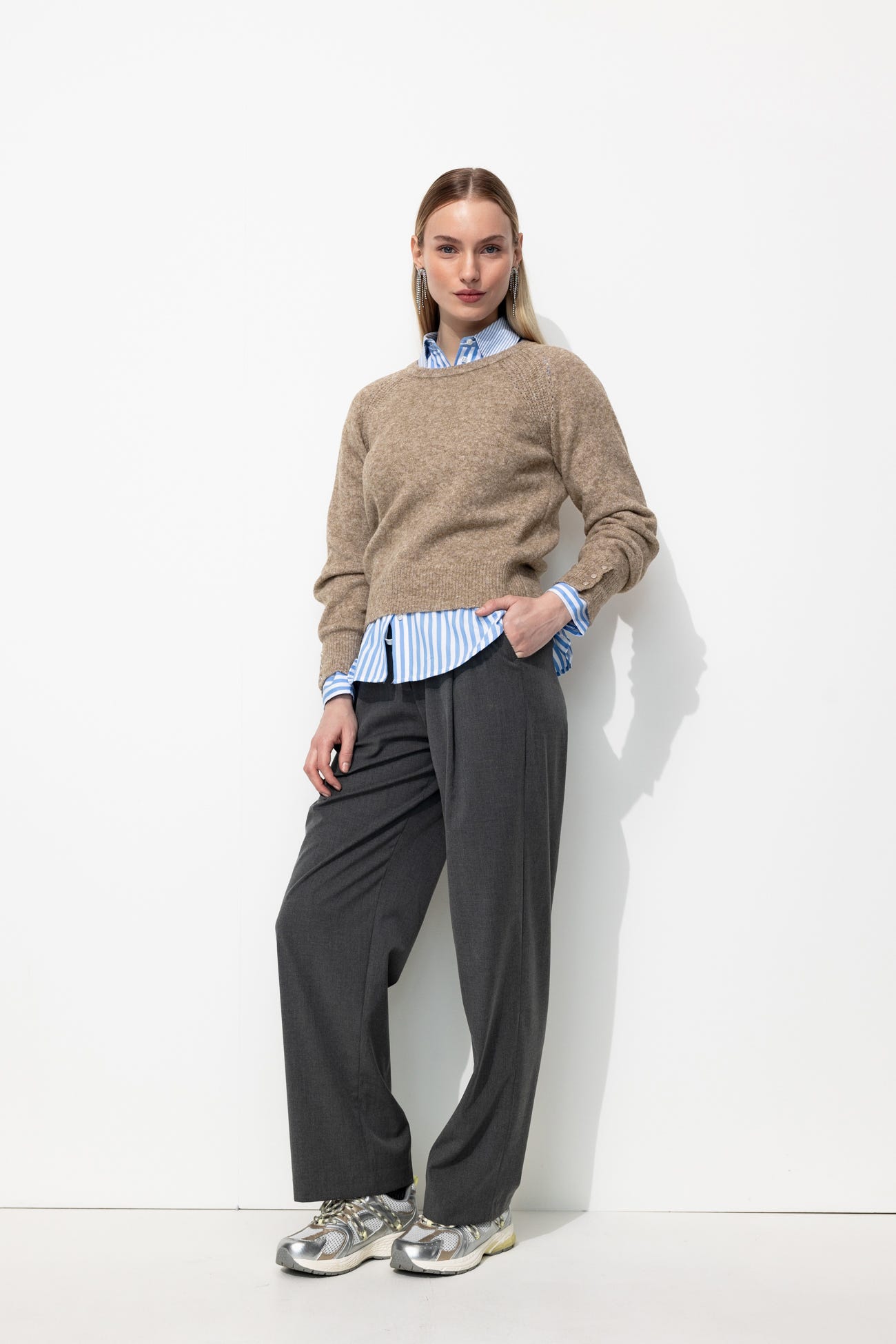 Round-neck jumper