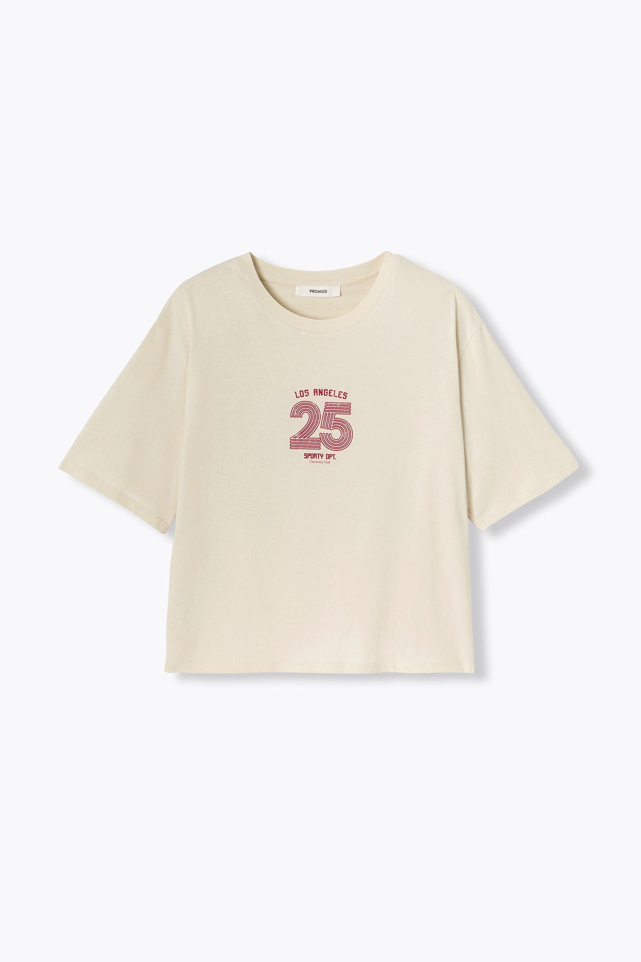 T-shirt con slogan Los Angeles