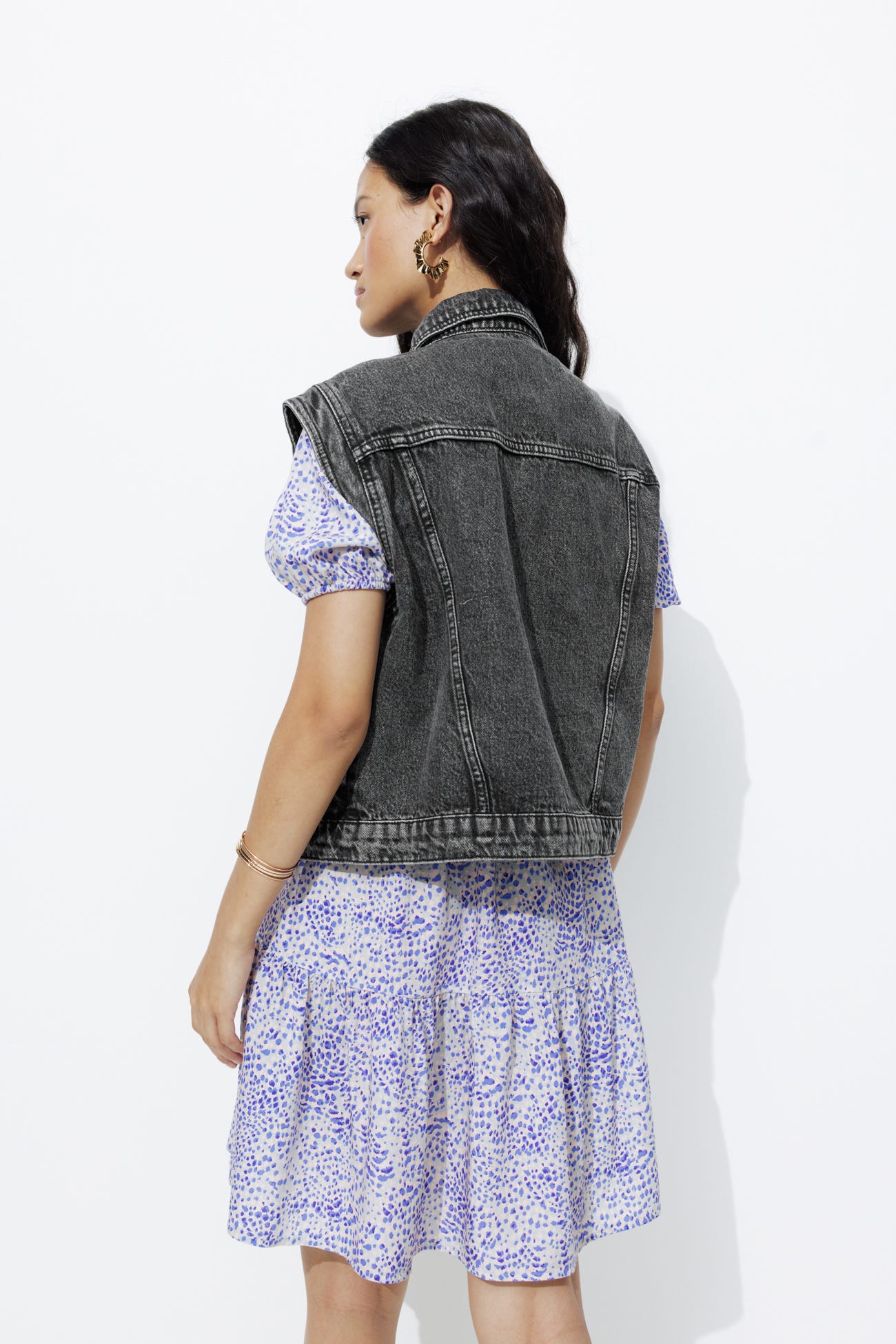 Veste en jean sans manches