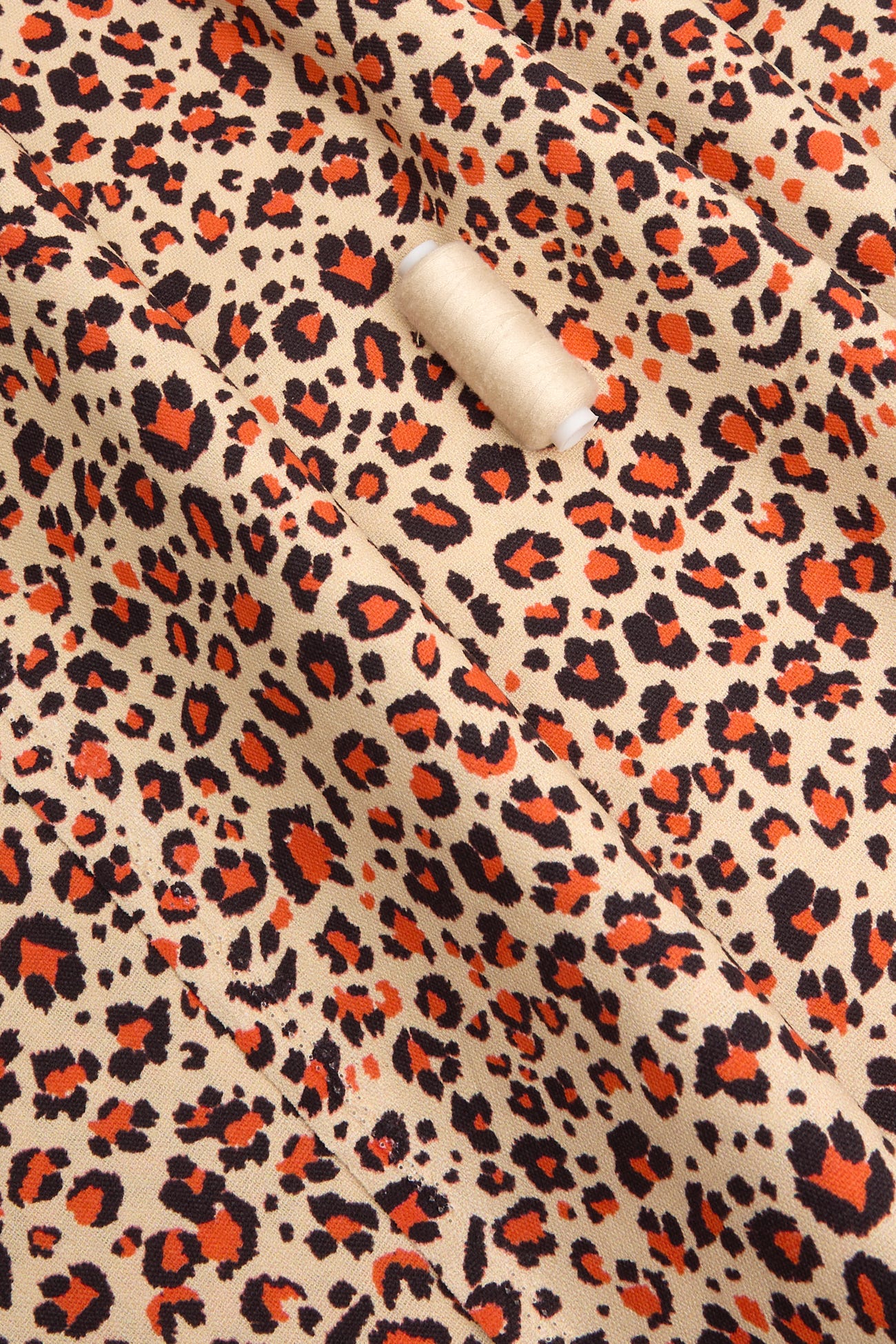 Coupon 3 m en coton léopard