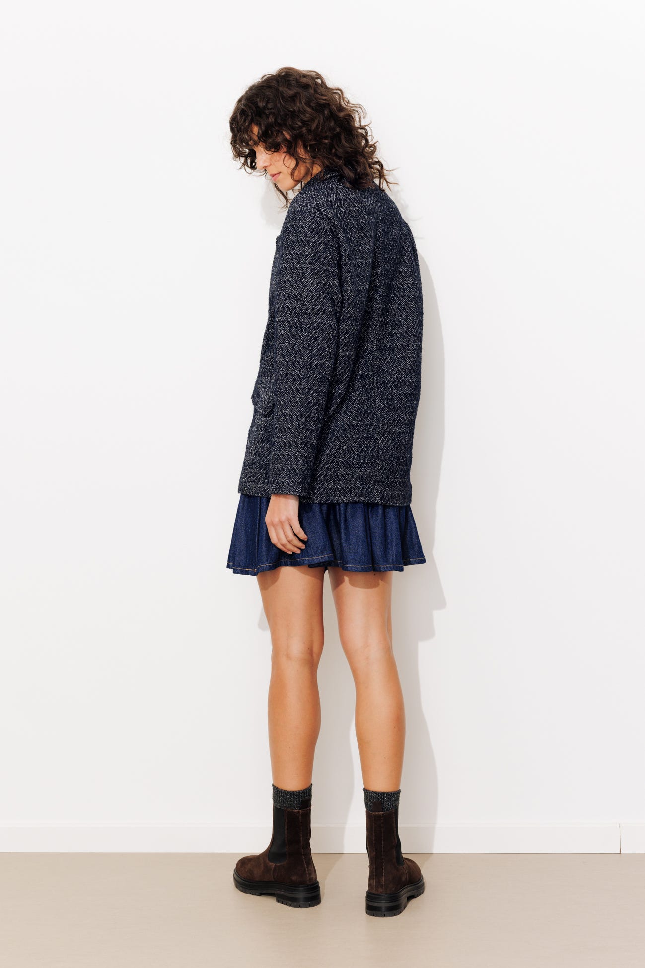 Veste tweedée Femme