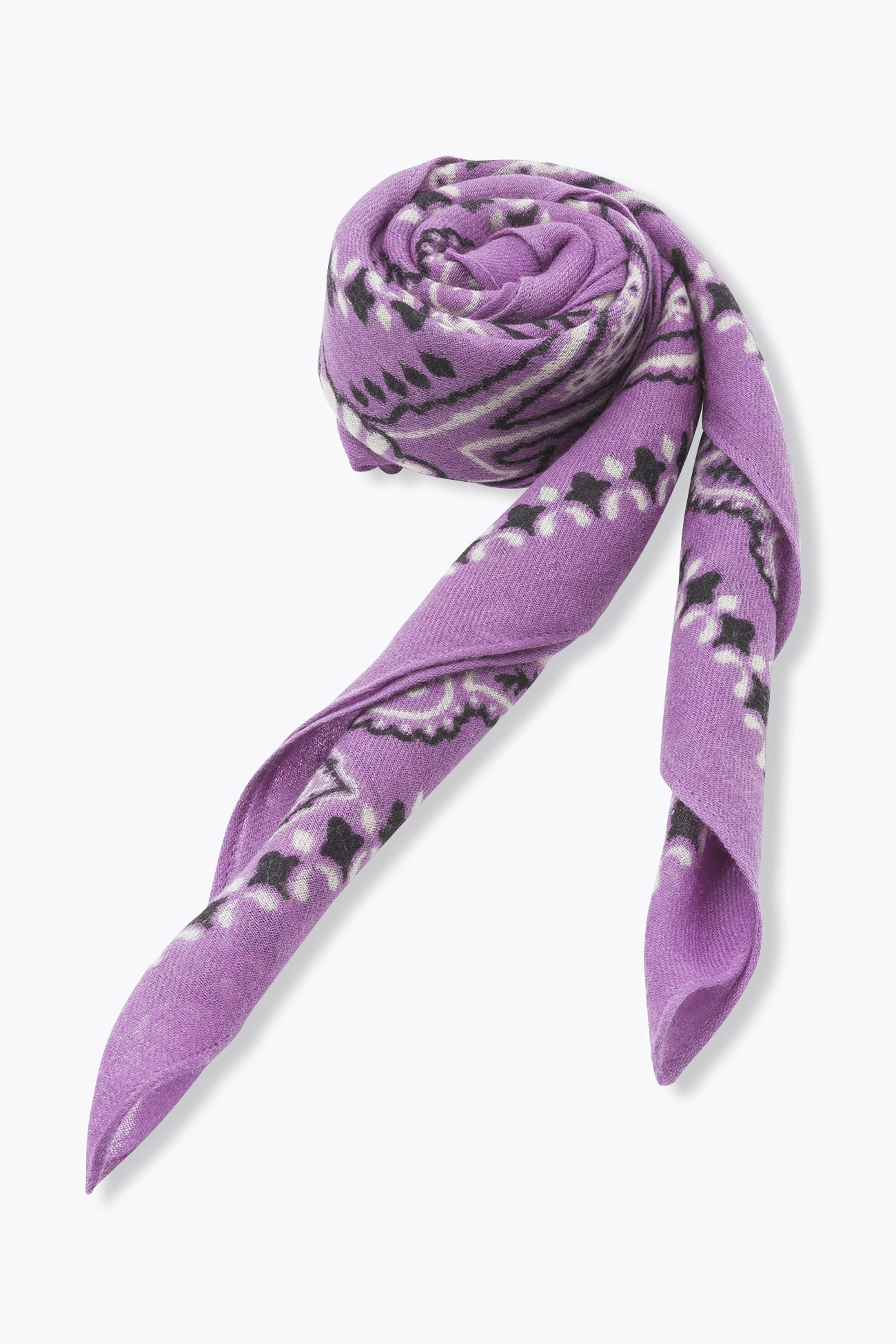 Wool bandana scarf