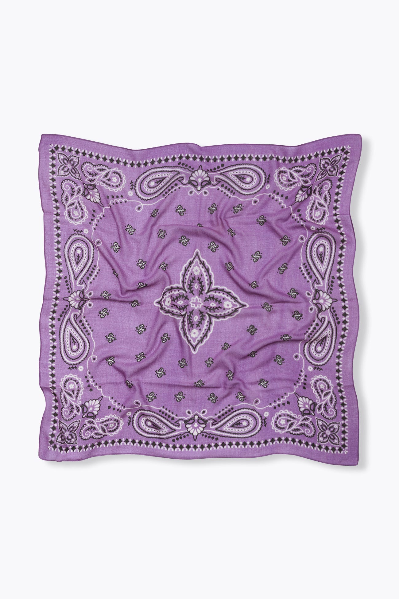 Wool bandana scarf