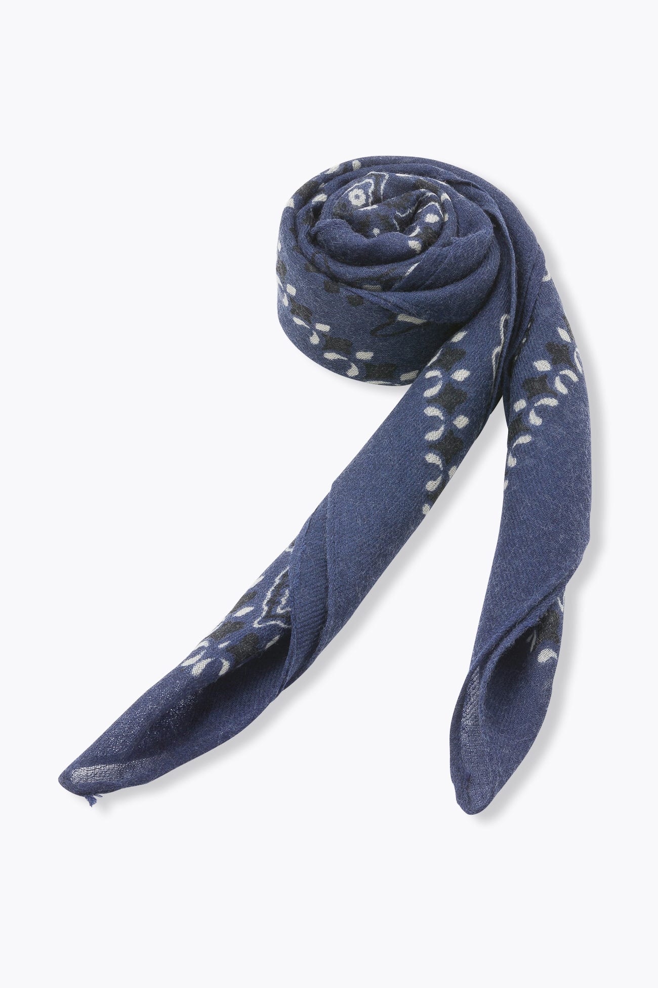 Wool bandana scarf