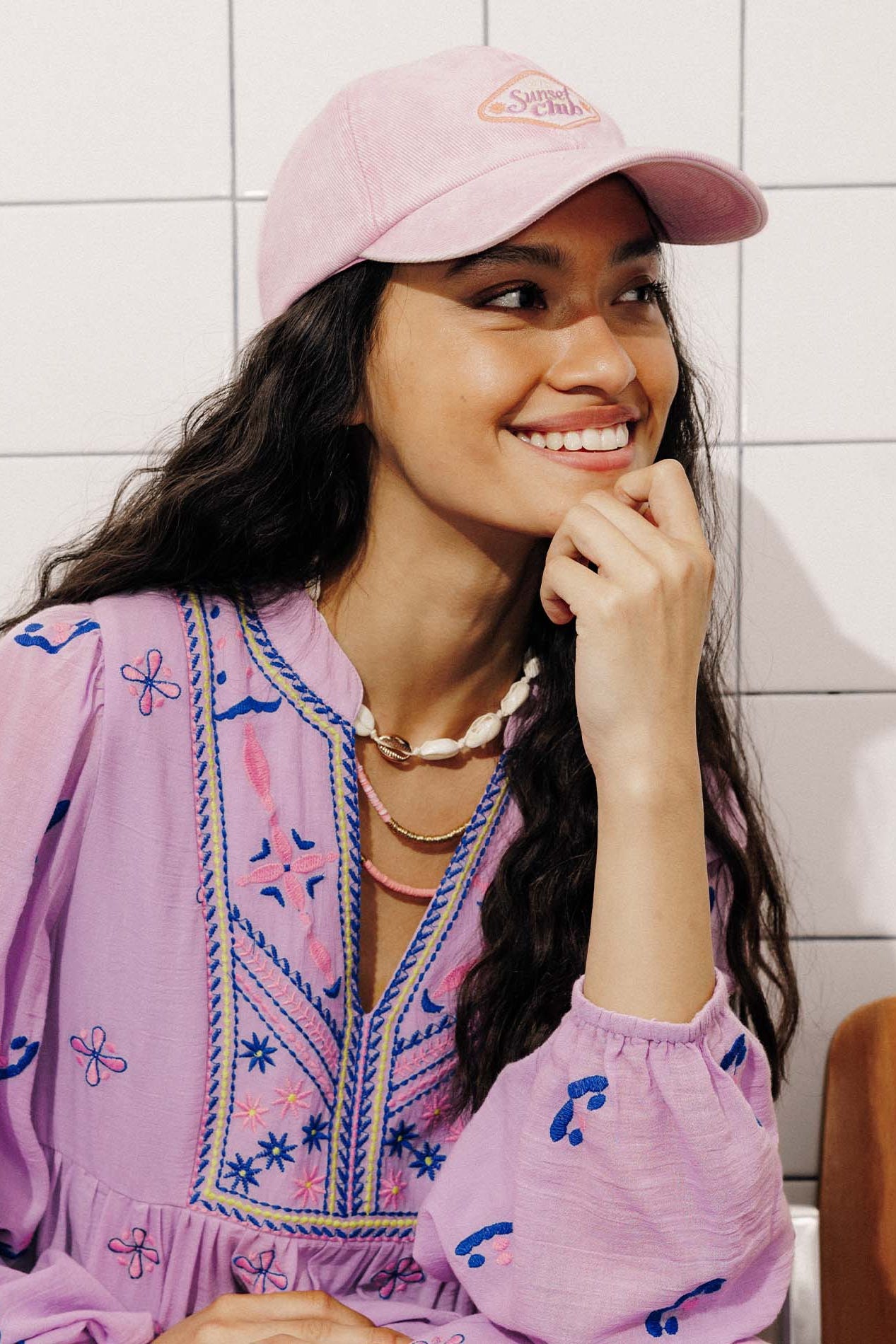 Faded baseball cap