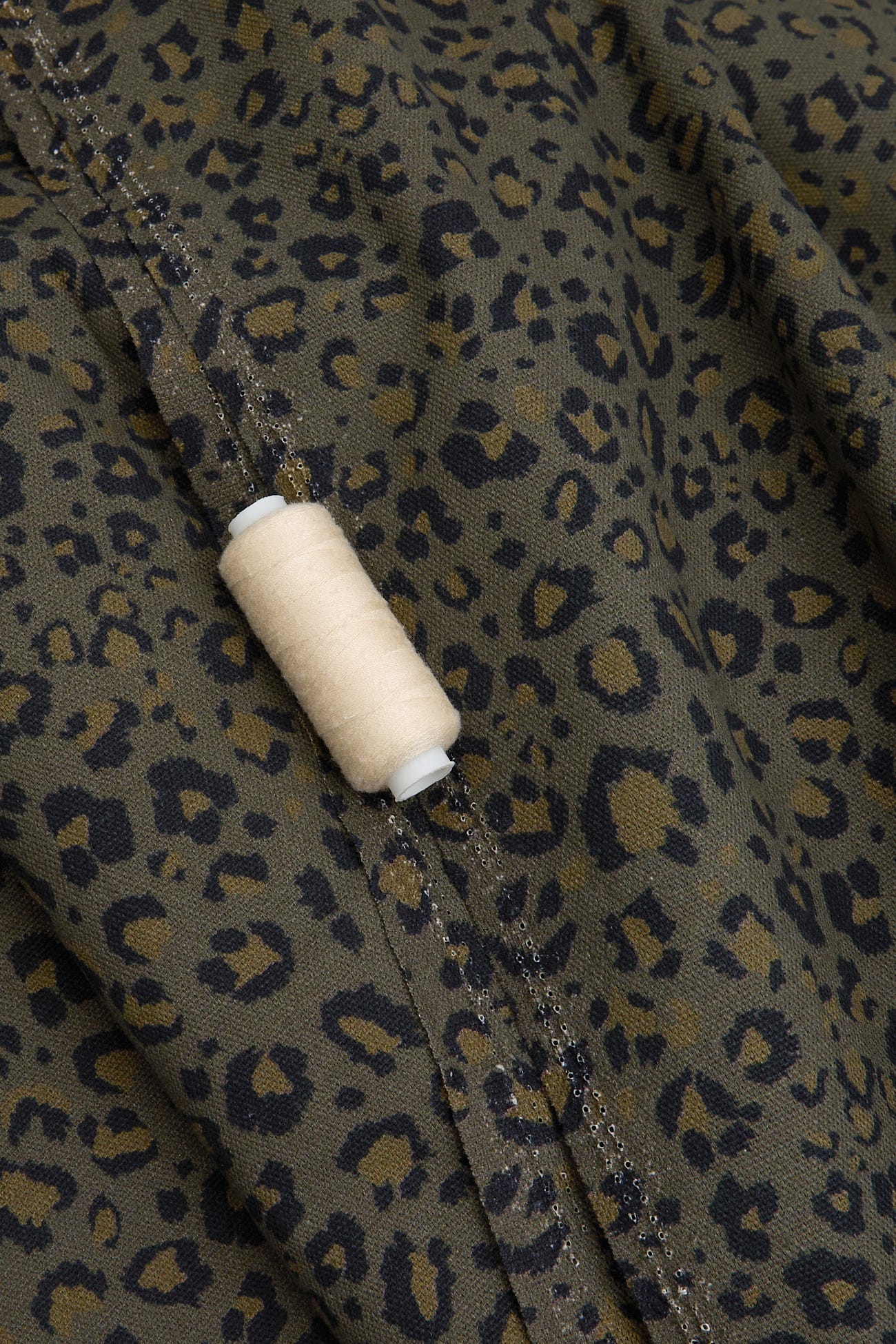 Coupon 3 m en coton léopard