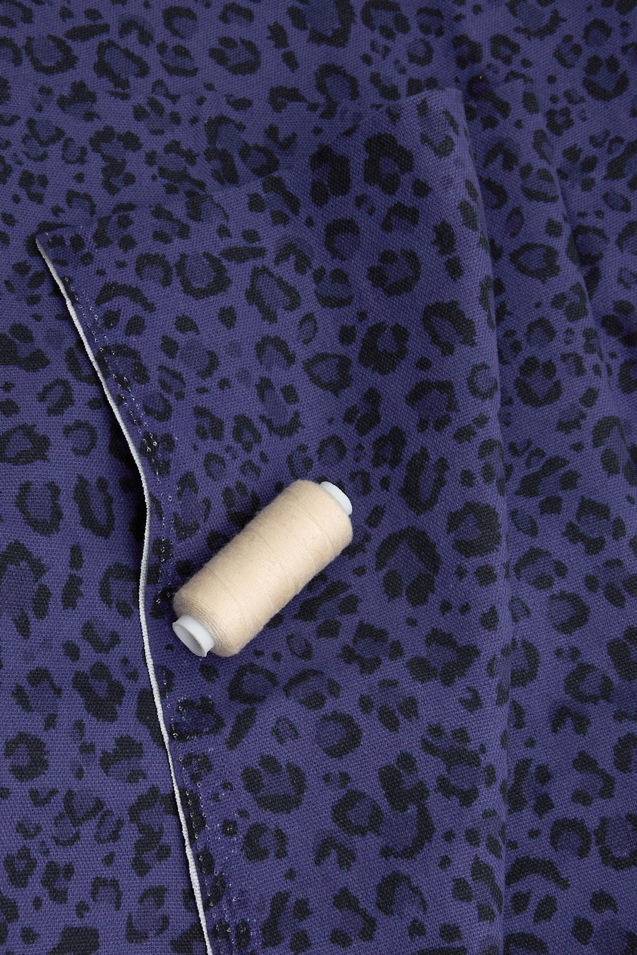 Coupon 3 m en coton léopard