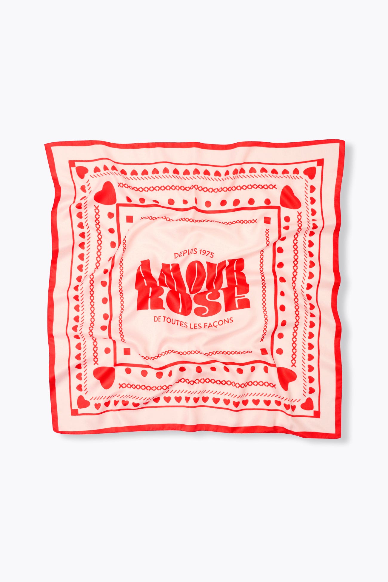 Foulard Amour Rose (solidaire)