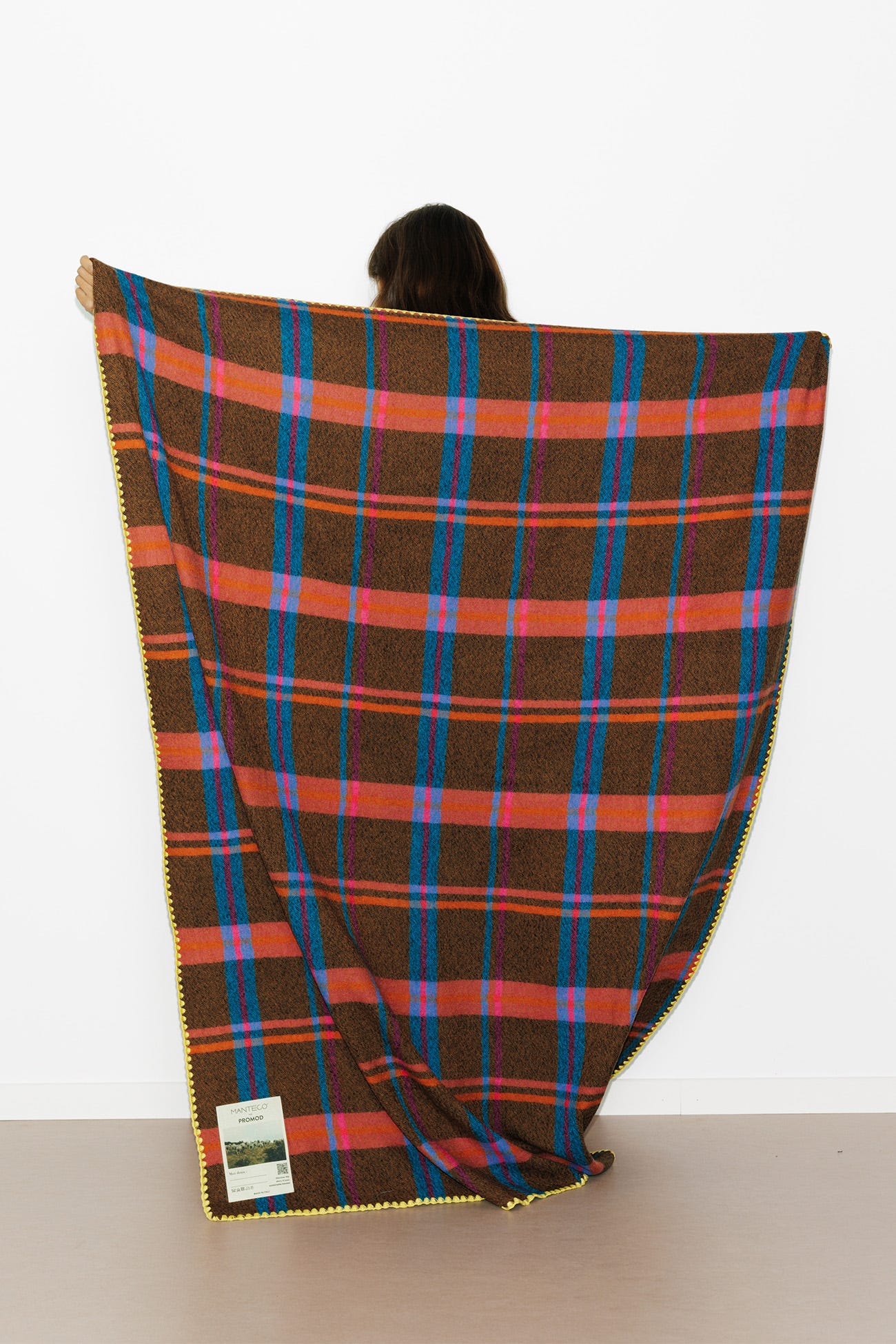 Plaid scozzese 100% lana