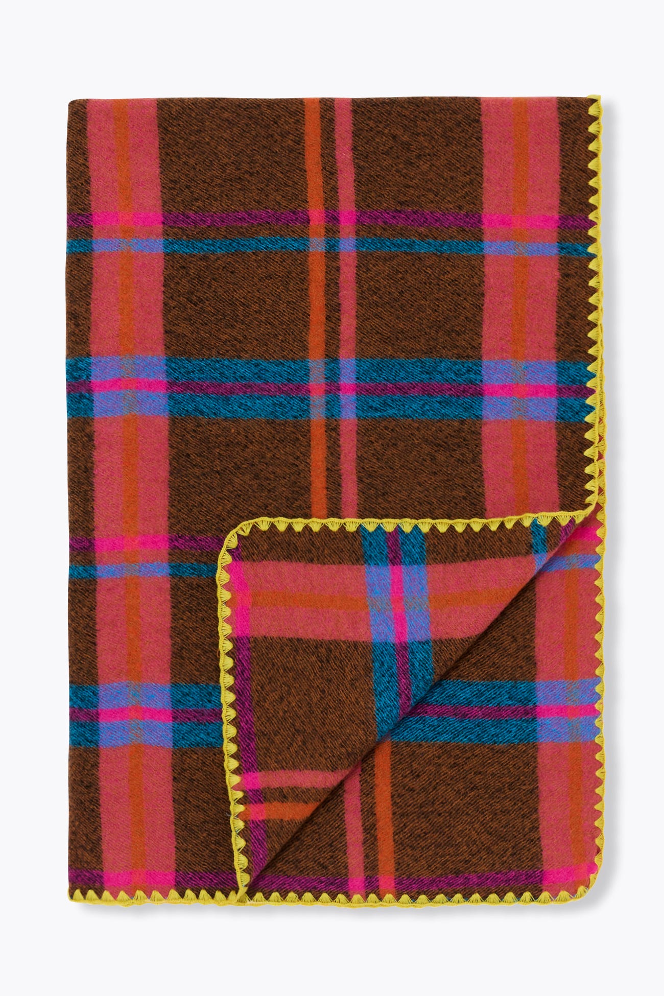 Plaid scozzese 100% lana