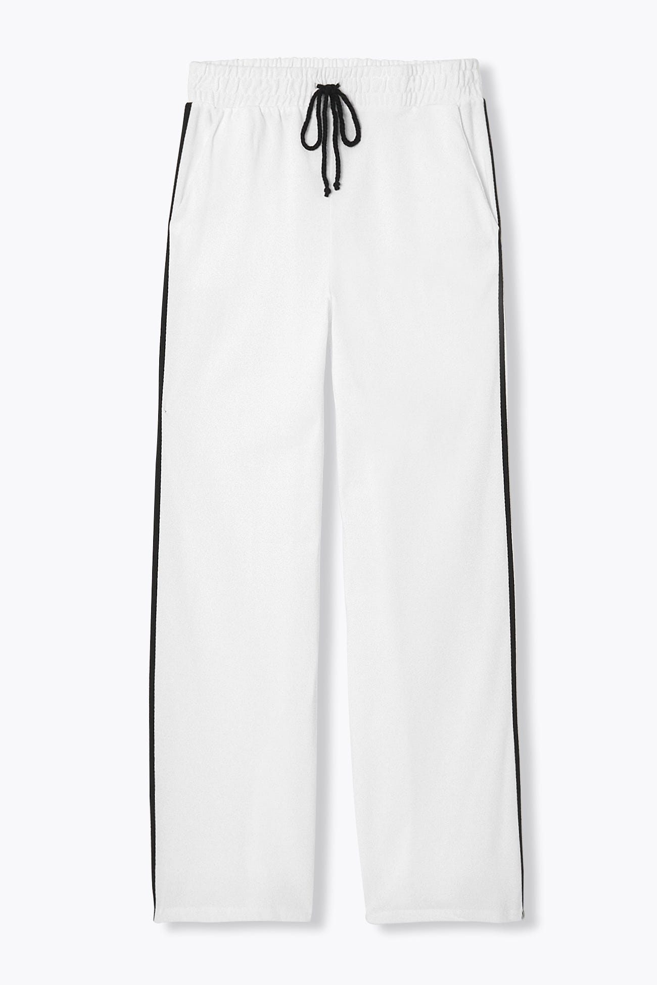 Jogging large à bandes Femme