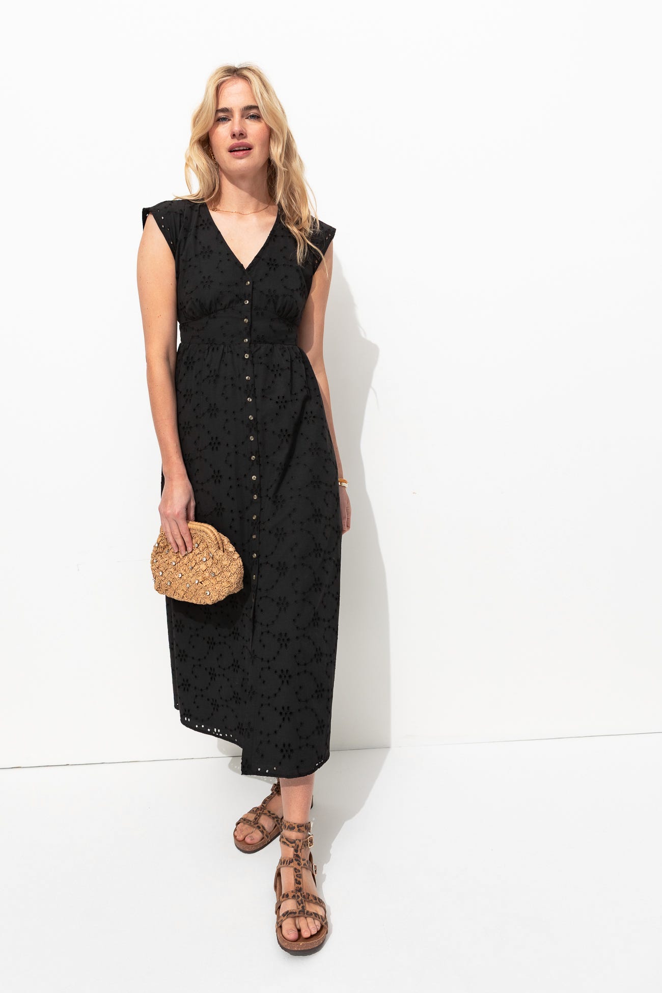 Robe en broderie anglaise