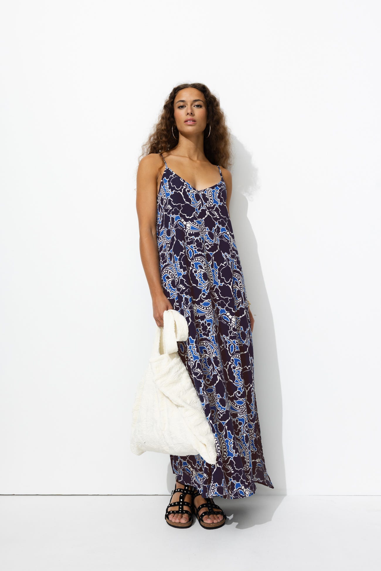 Robe à bretelles imprimée