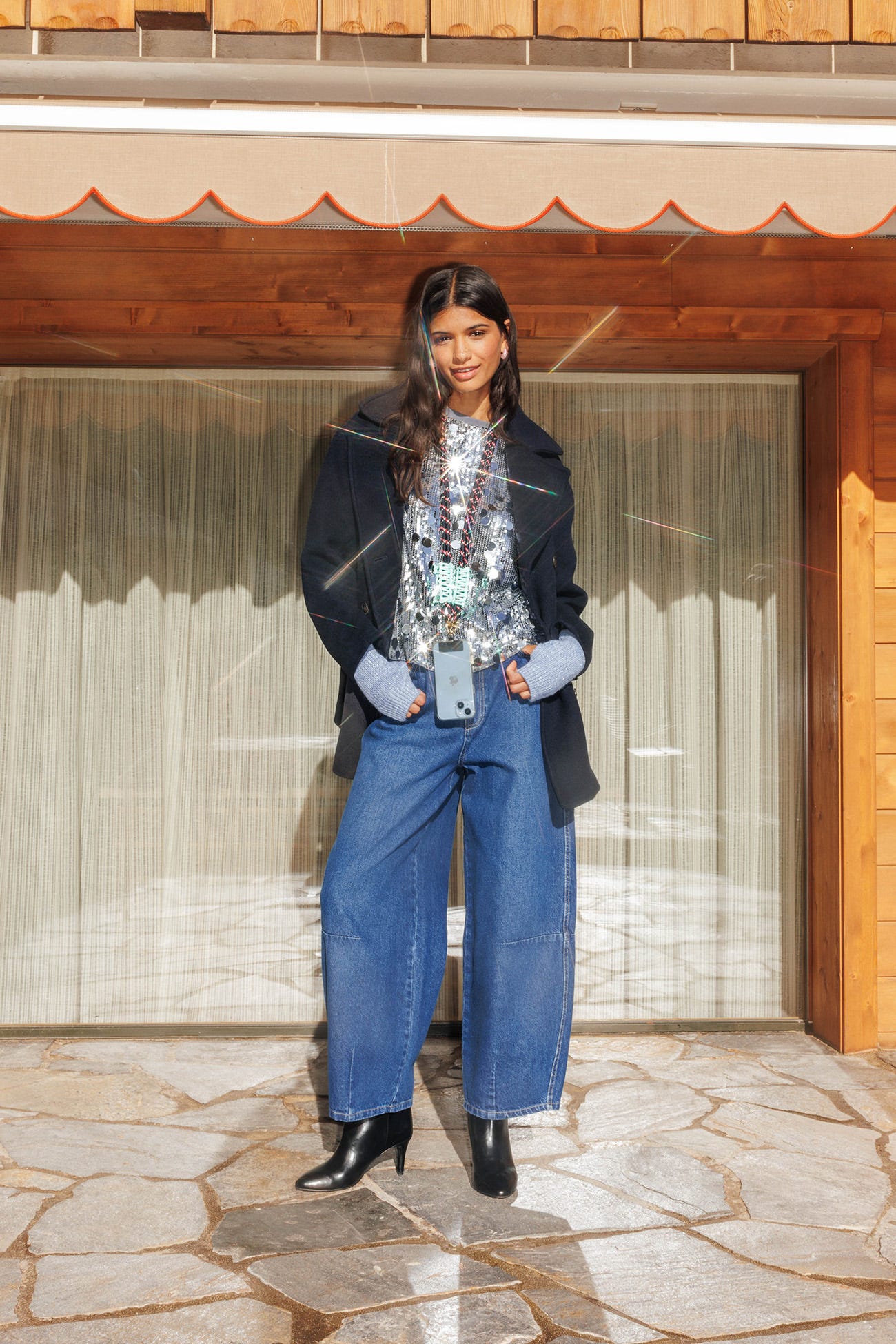 Jeansy z wysokim stanem