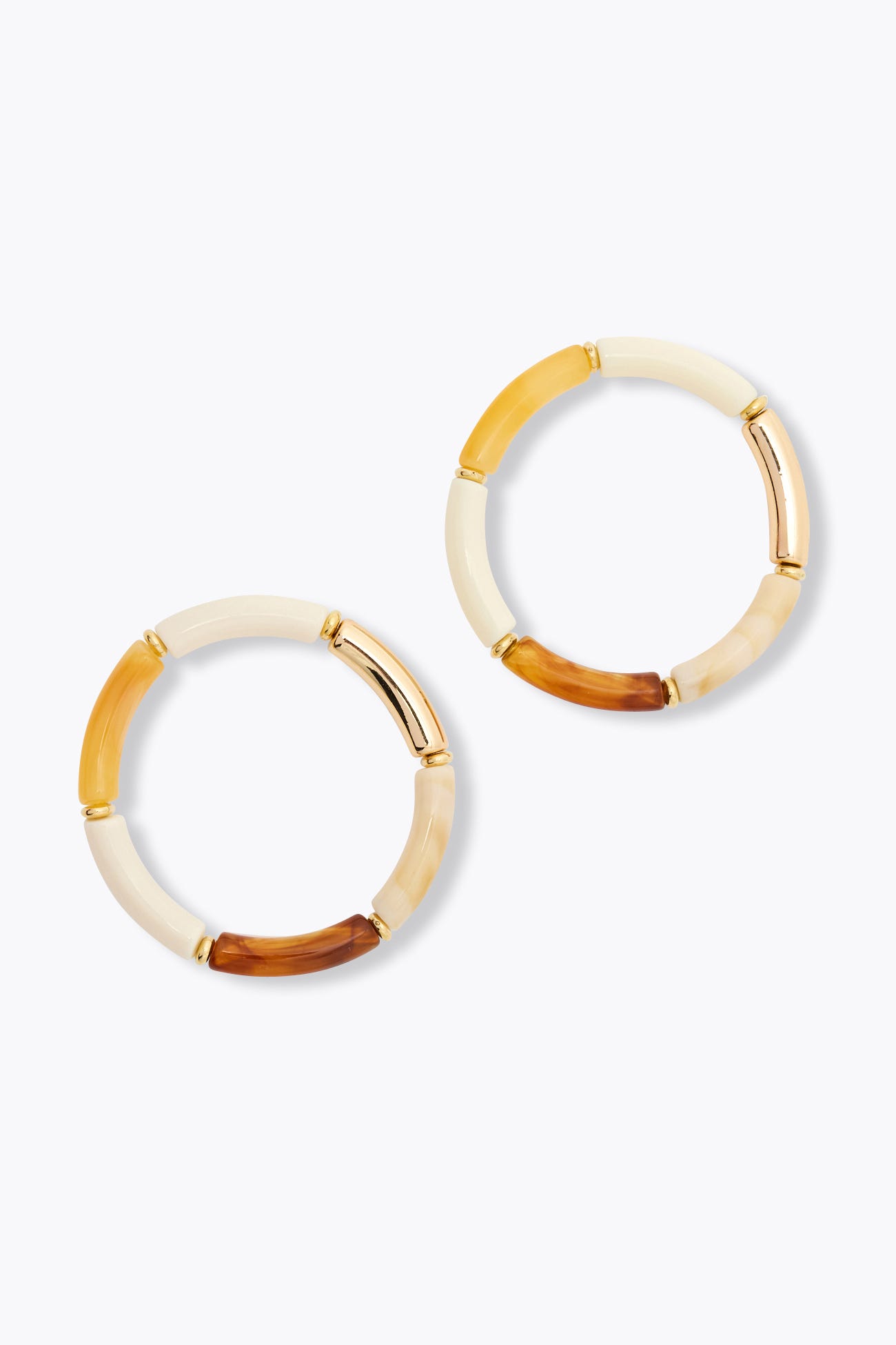 2 bracelets perles macaroni