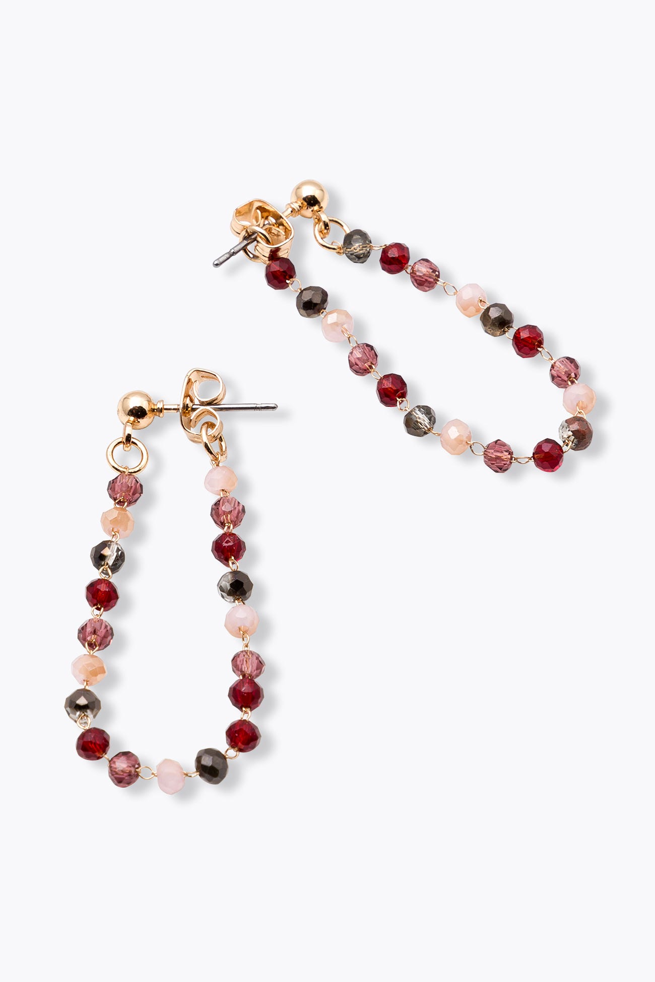 Boucles d'oreilles perlées