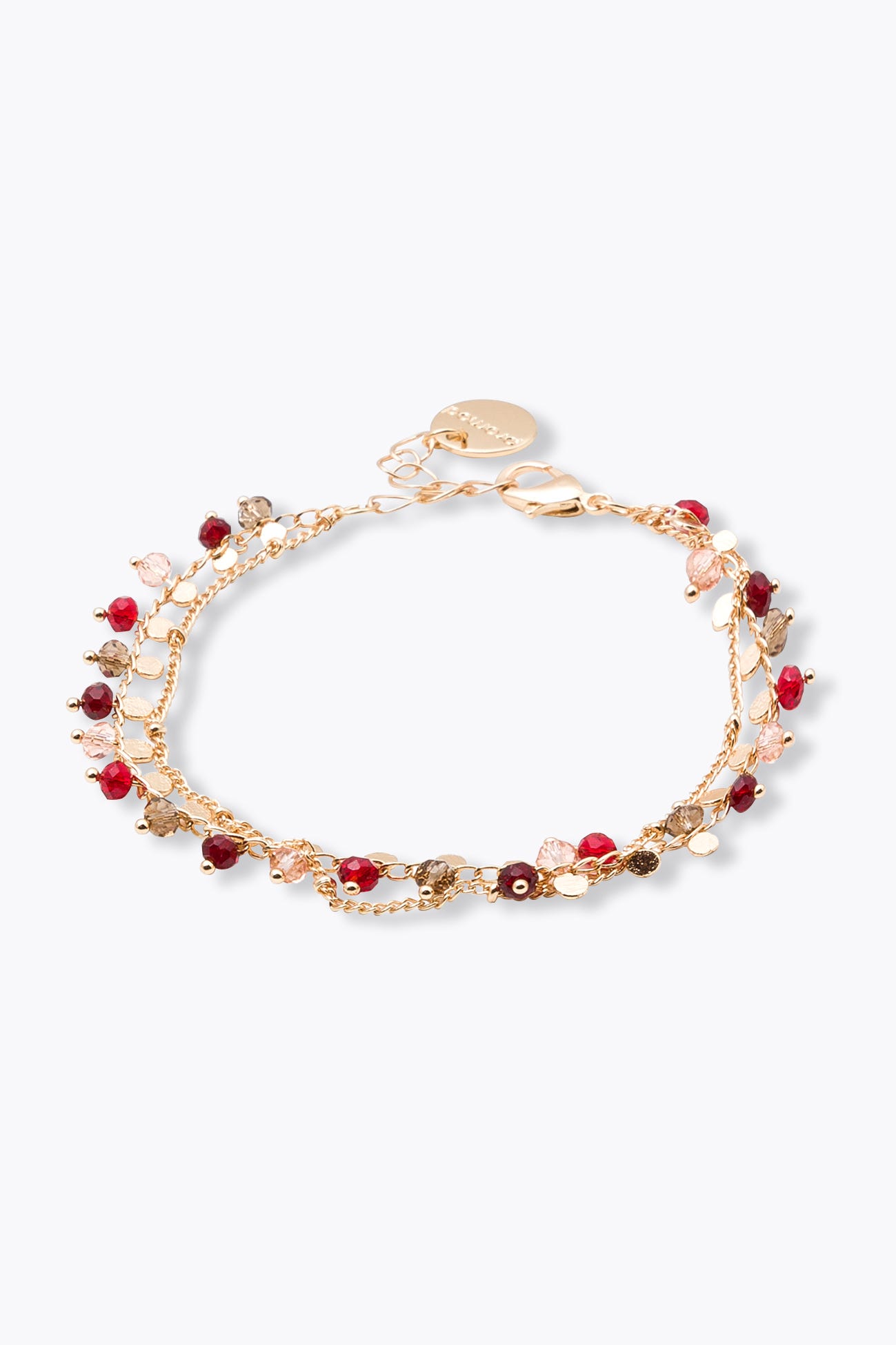 Bracelet de perles 2 rangs