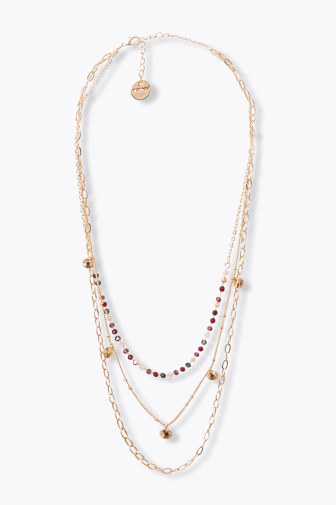 Collier 3 rangs Femme