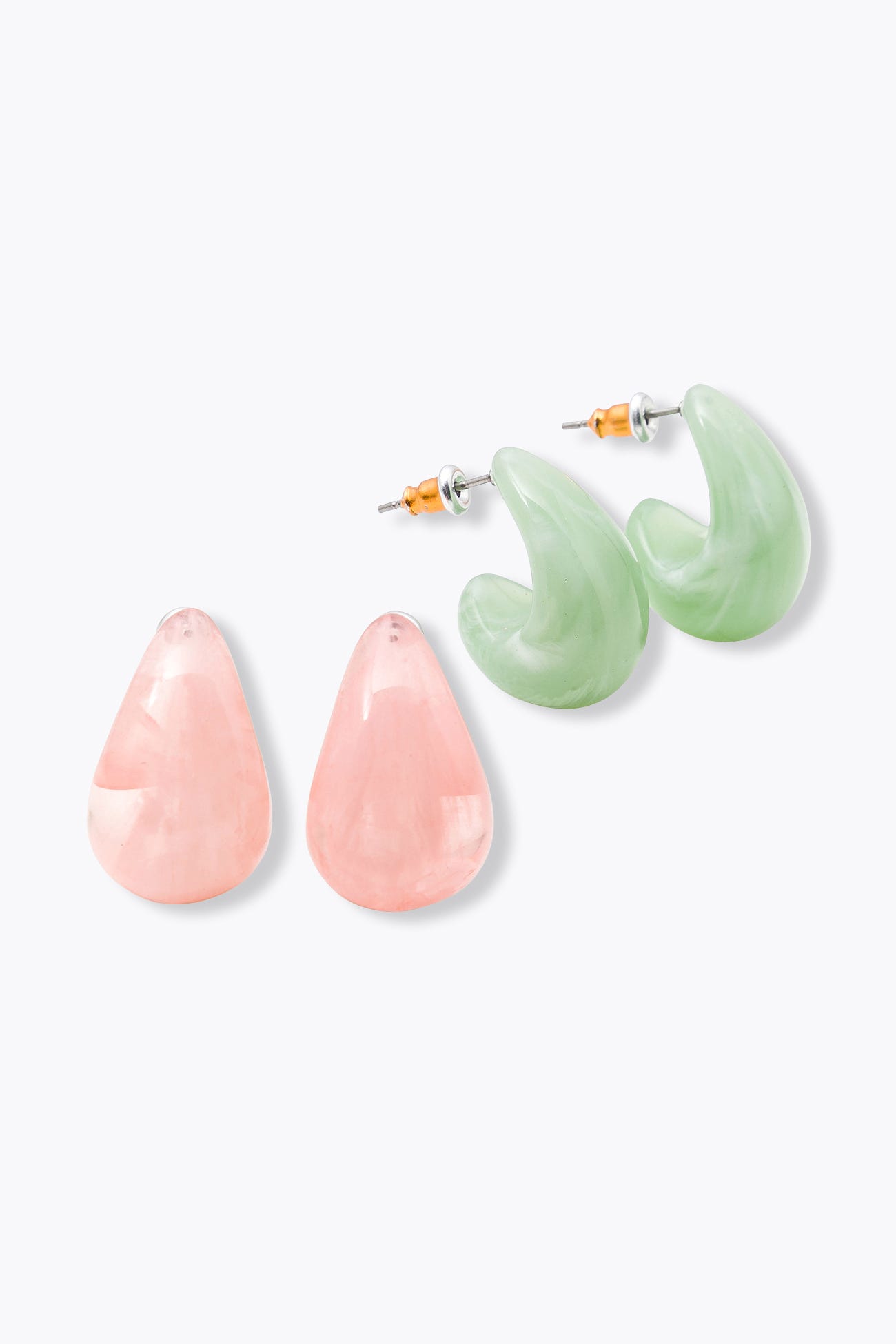 Boucles d'oreilles (2 paires)