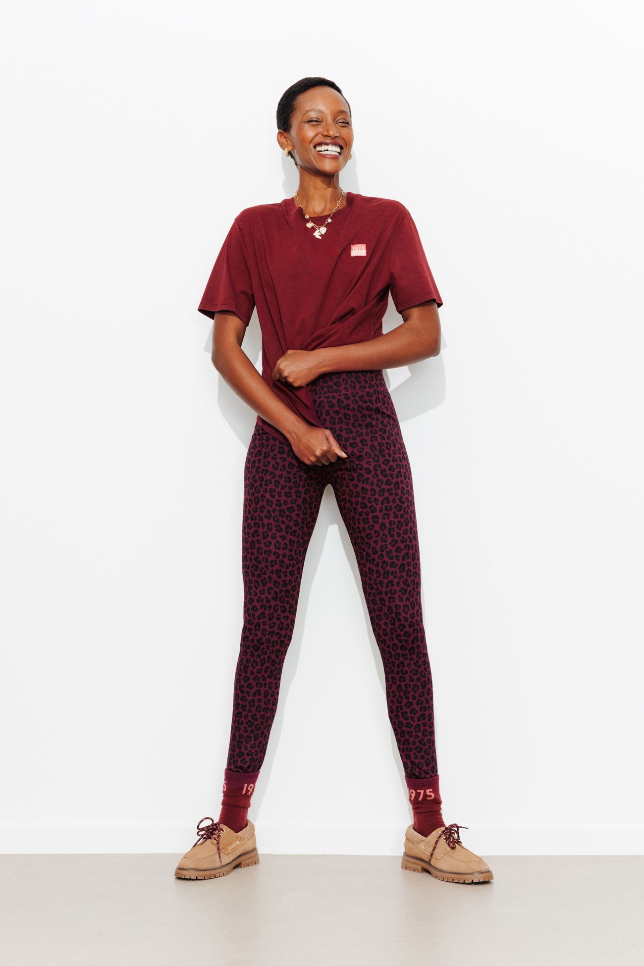 Leggings léopard Femme