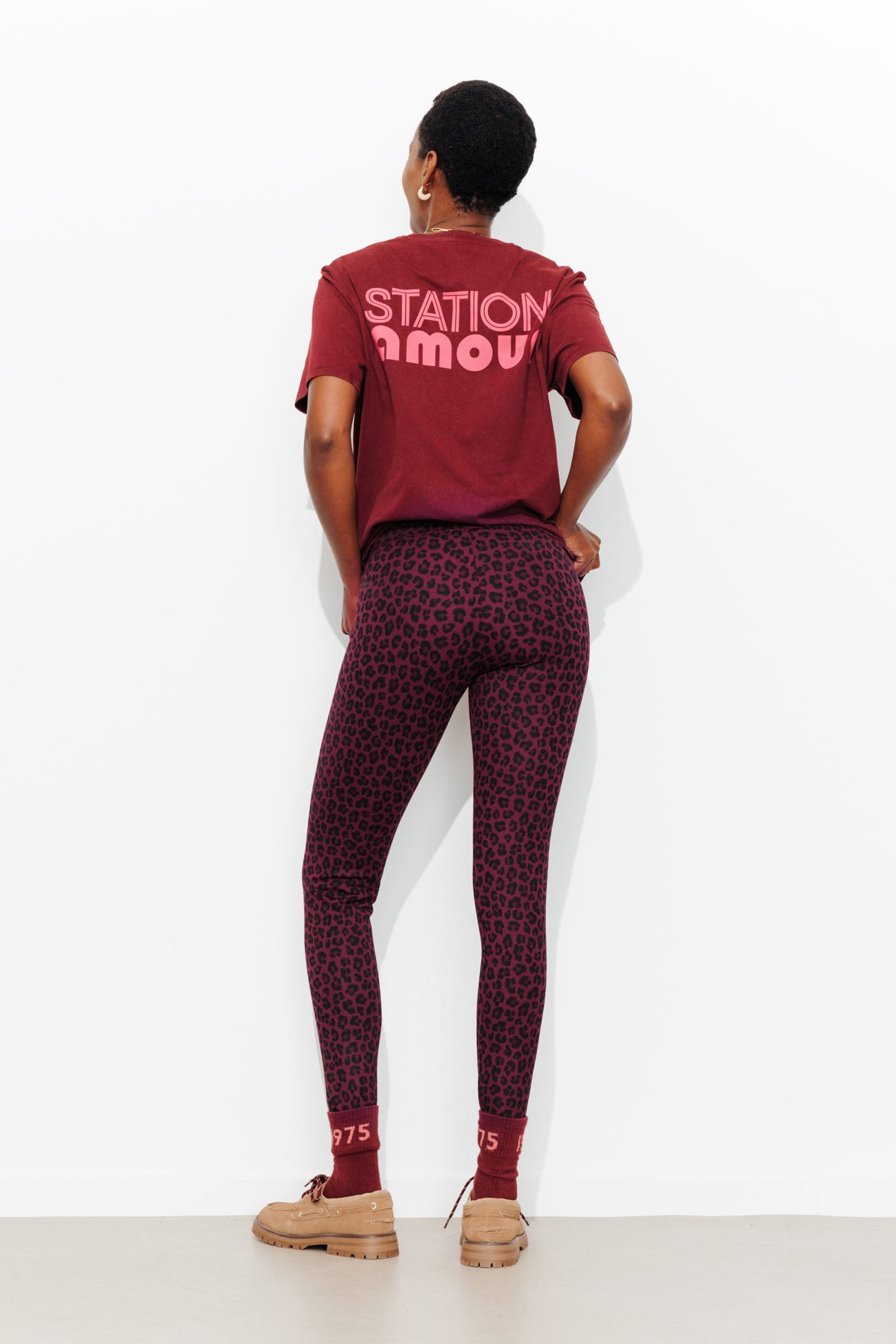 Leggings léopard Femme